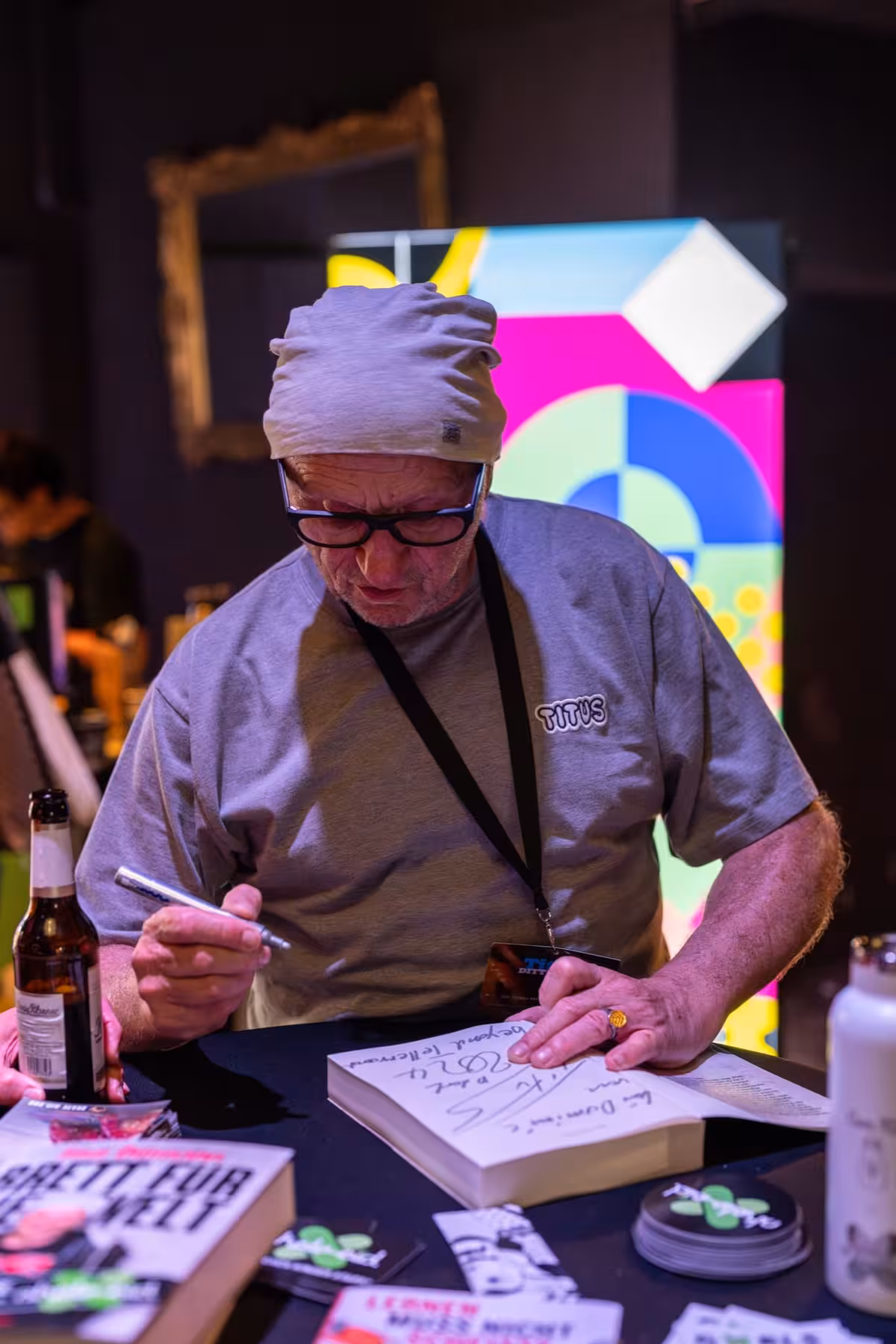 Photo of Titus Dittmann taken at beyond tellerrand in Düsseldorf 2023 by Udo Fritsch