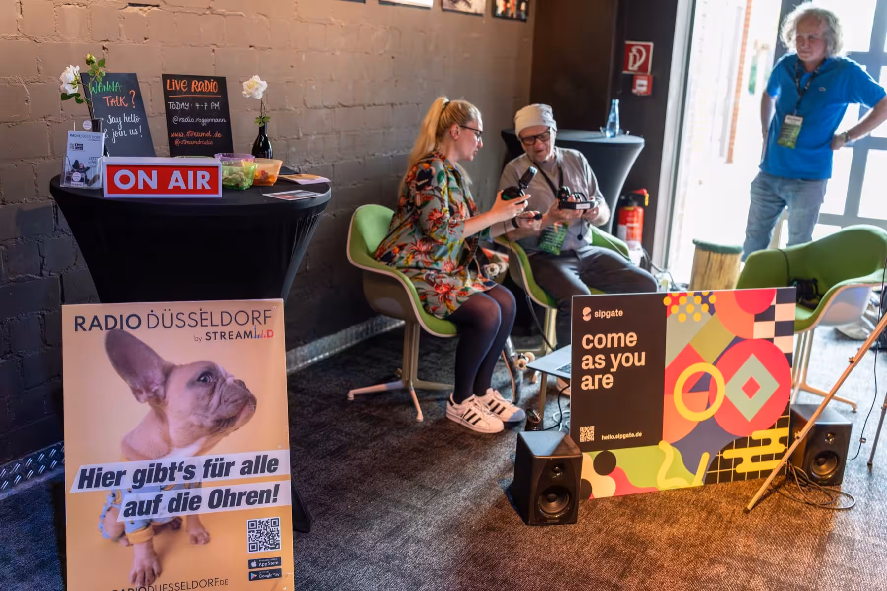 Photo of Titus Dittmann taken at beyond tellerrand in Düsseldorf 2023 by Udo Fritsch