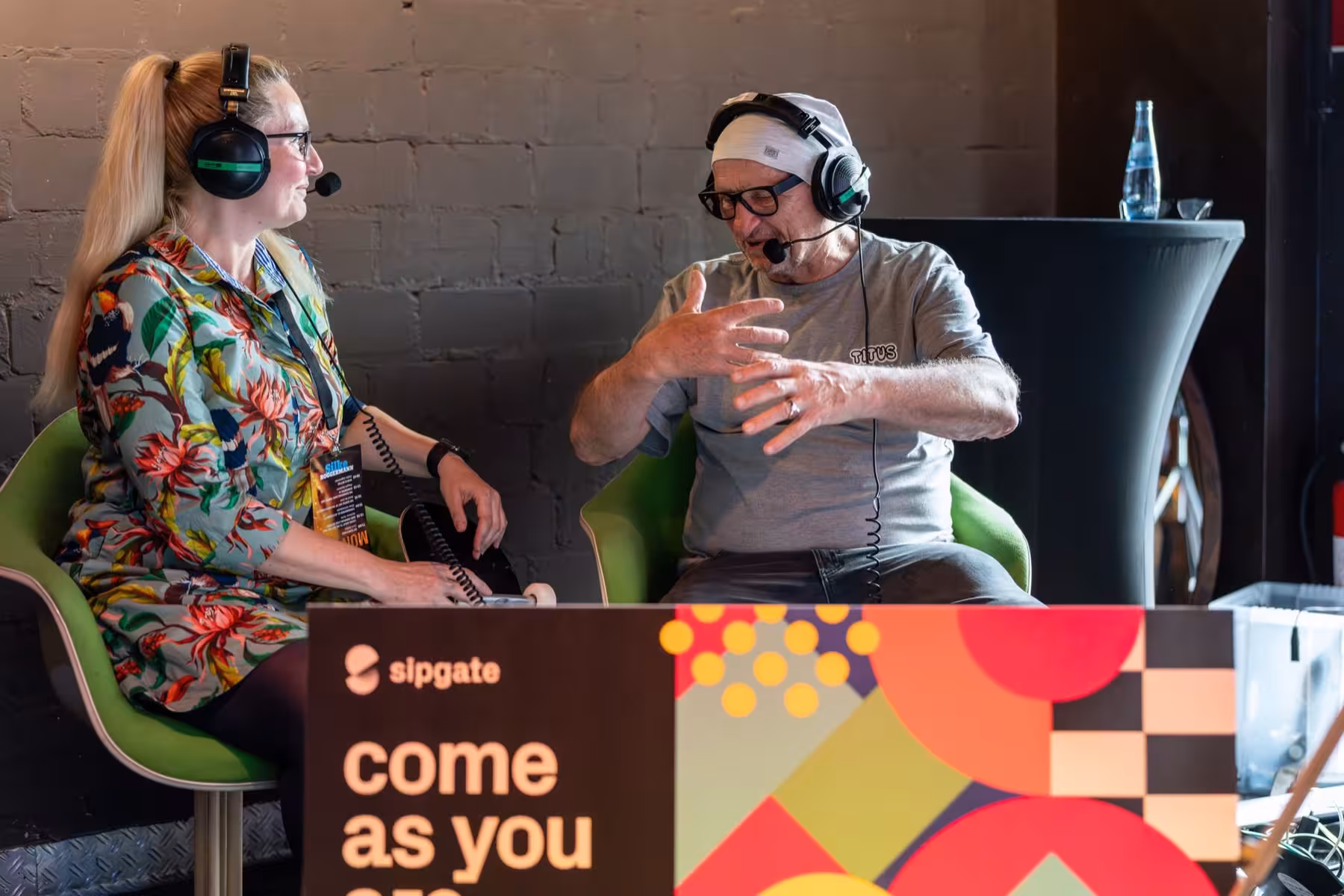 Photo of Titus Dittmann taken at beyond tellerrand in Düsseldorf 2023 by Udo Fritsch