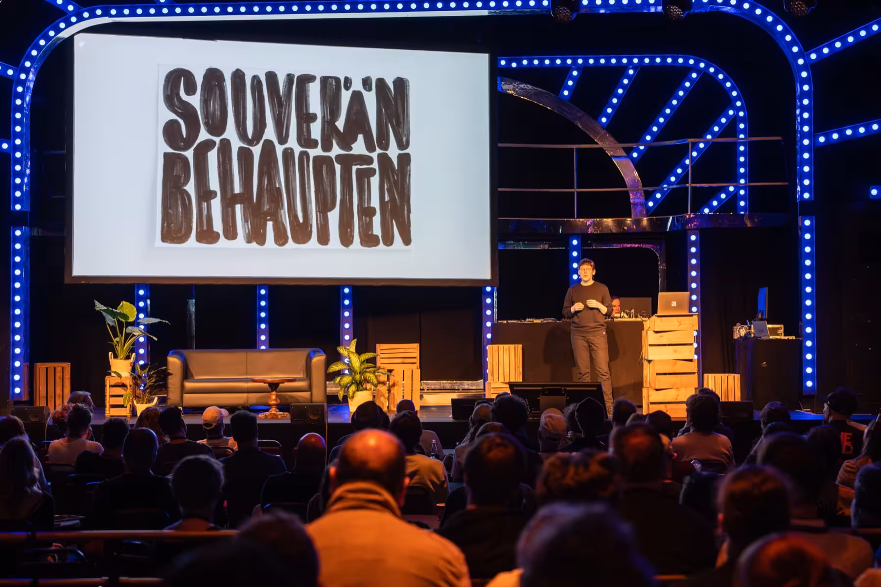 Photo of Chris Campe taken at beyond tellerrand in Düsseldorf 2023 by Udo Fritsch