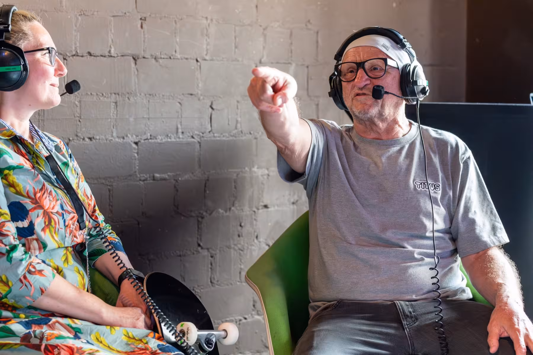 Photo of Titus Dittmann taken at beyond tellerrand in Düsseldorf 2023 by Udo Fritsch