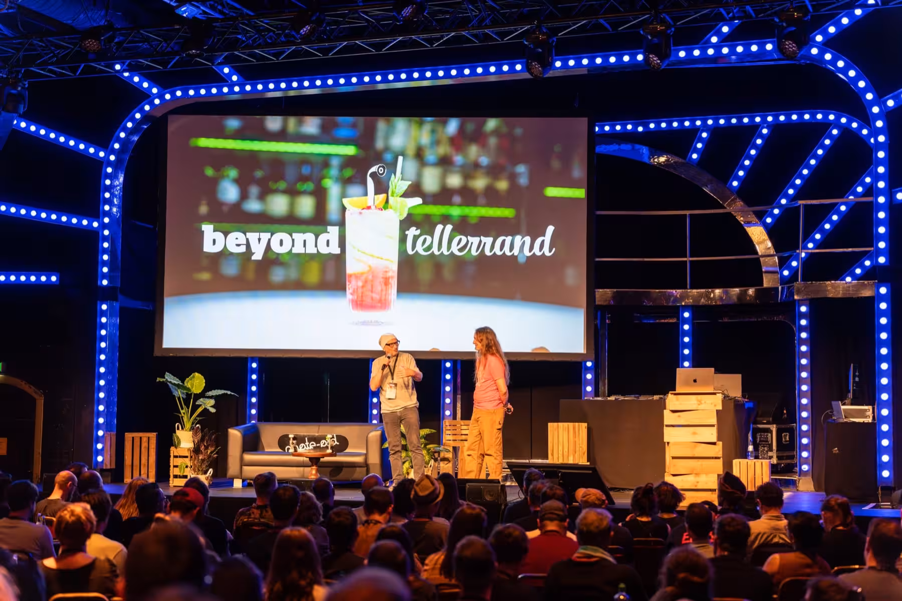 Photo of Titus Dittmann taken at beyond tellerrand in Düsseldorf 2023 by Udo Fritsch