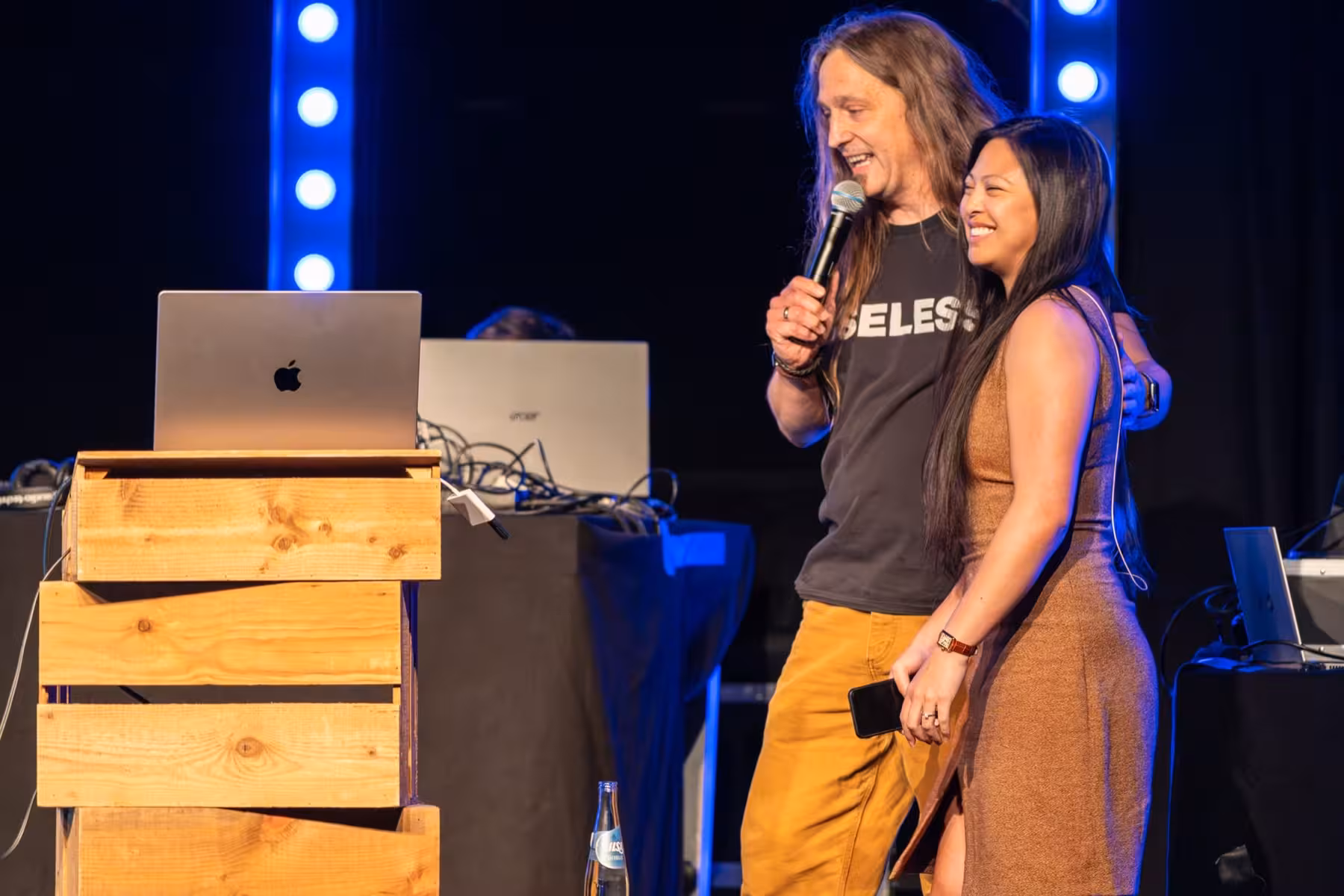 Photo of Adrienne Tacke taken at beyond tellerrand in Düsseldorf 2023 by Udo Fritsch