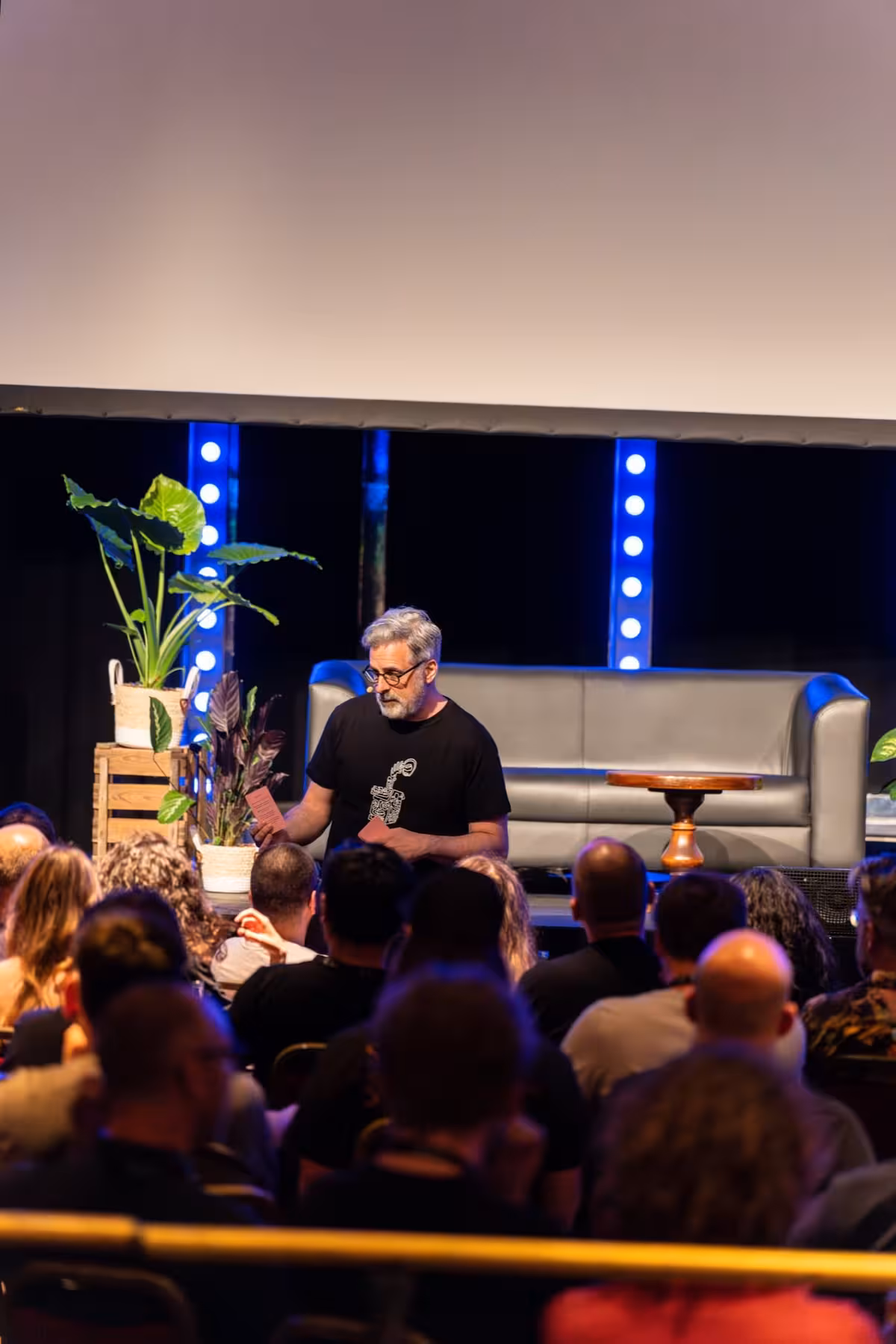 Photo of David de Léon taken at beyond tellerrand in Düsseldorf 2023 by Udo Fritsch