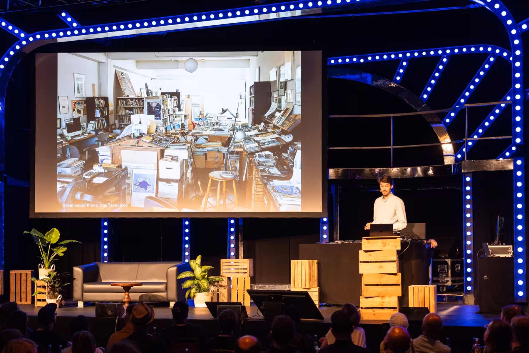 Photo of Ferdinand Ulrich taken at beyond tellerrand in Düsseldorf 2023 by Udo Fritsch