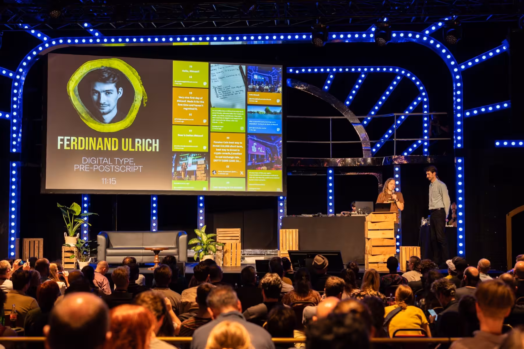 Photo of Ferdinand Ulrich taken at beyond tellerrand in Düsseldorf 2023 by Udo Fritsch