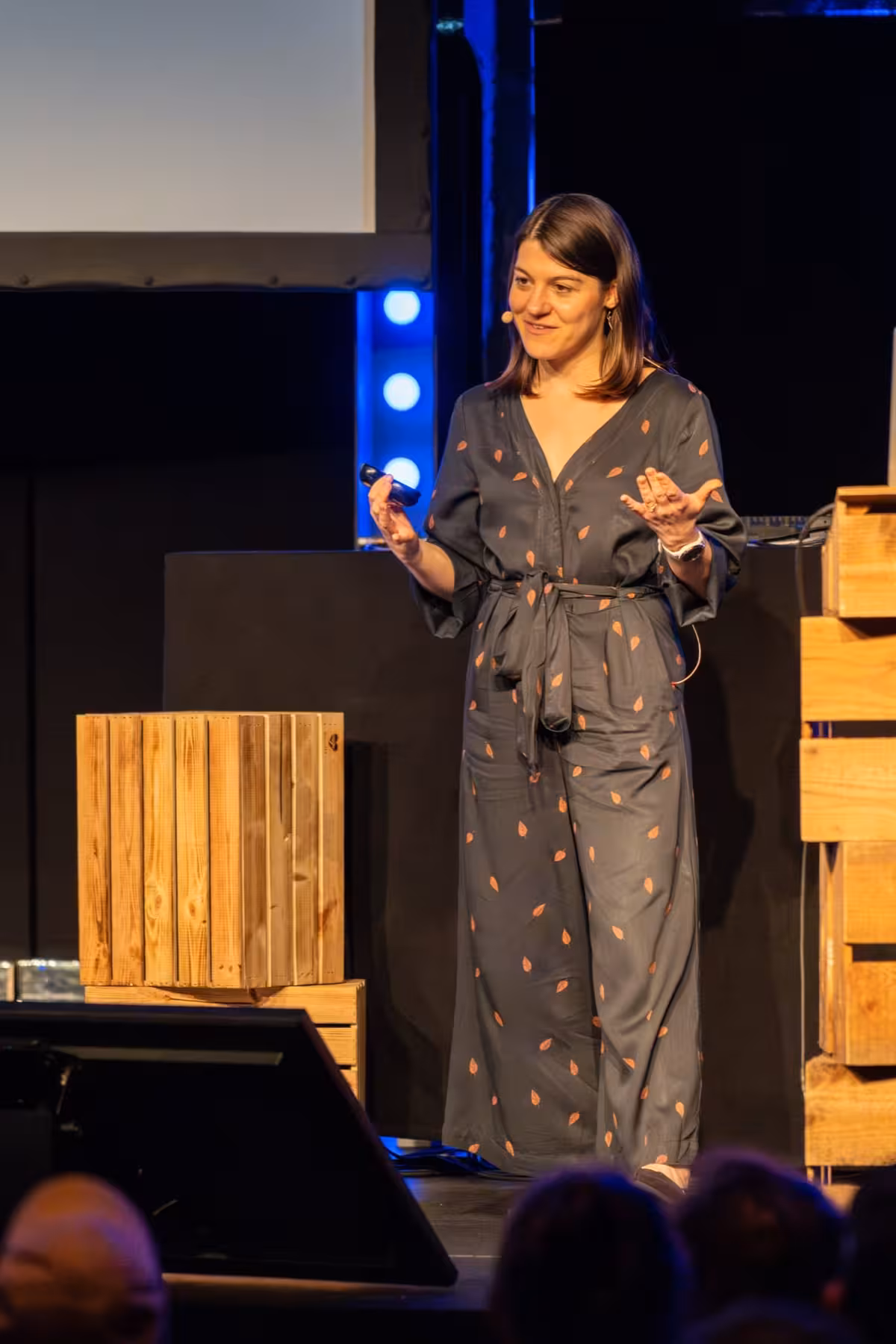 Photo of Maggie Appleton taken at beyond tellerrand in Düsseldorf 2023 by Udo Fritsch