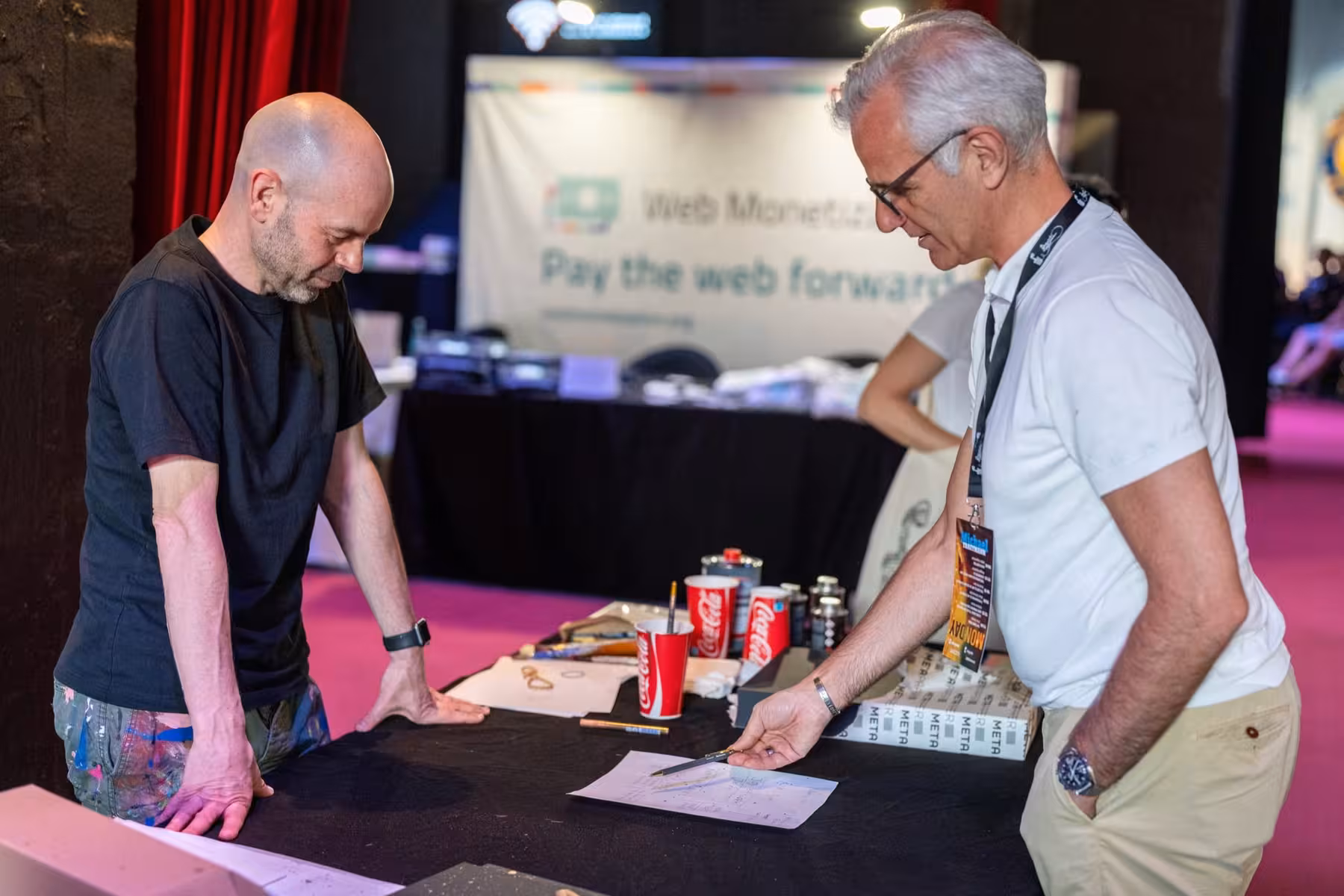 Photo of Rob Draper taken at beyond tellerrand in Düsseldorf 2023 by Udo Fritsch