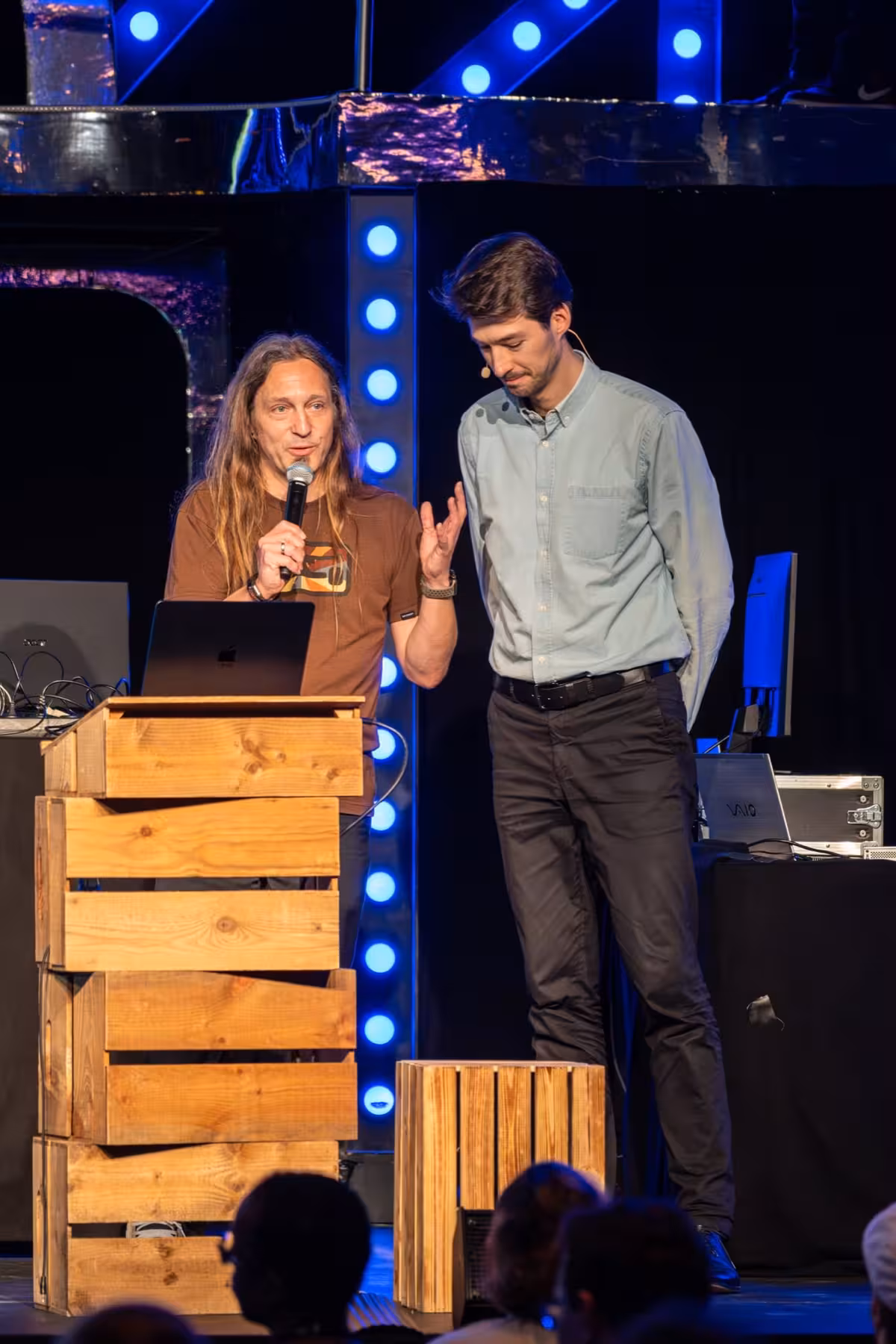 Photo of Ferdinand Ulrich taken at beyond tellerrand in Düsseldorf 2023 by Udo Fritsch