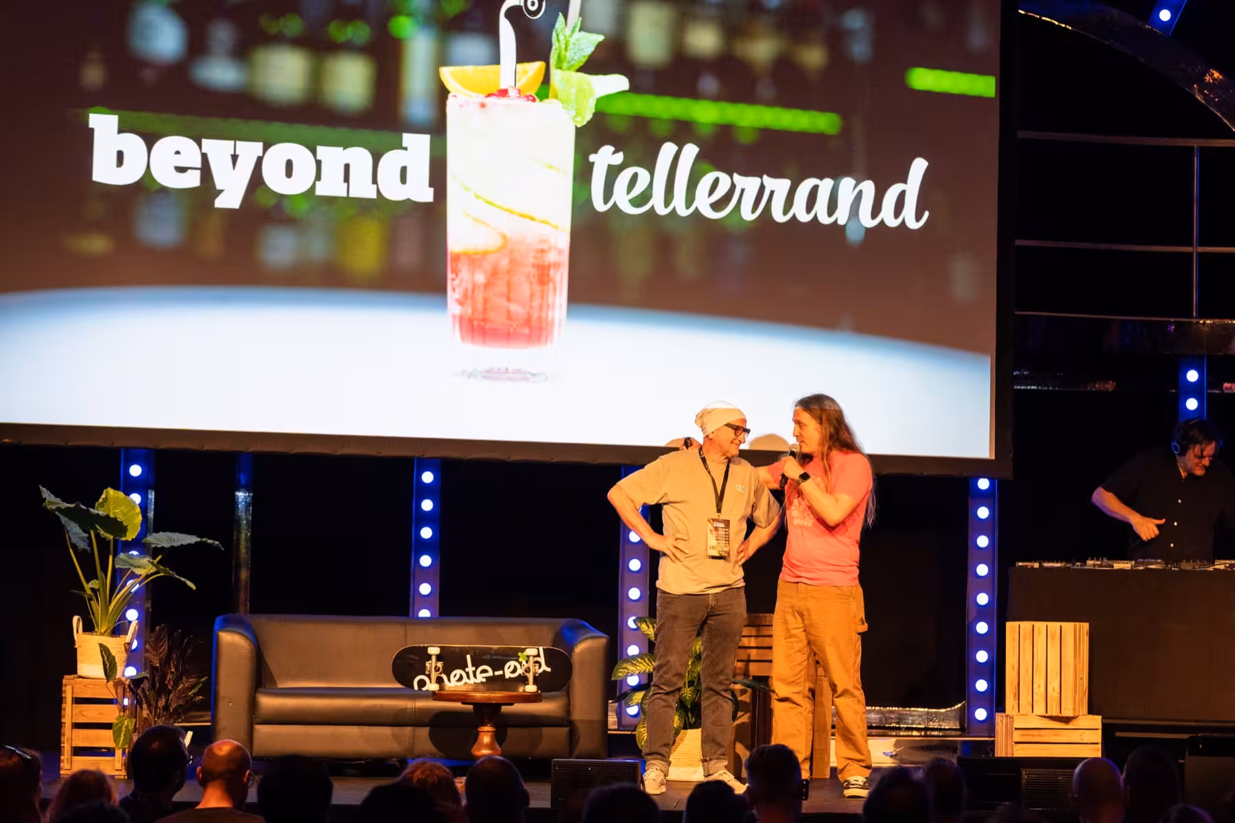 Photo of Titus Dittmann taken at beyond tellerrand in Düsseldorf 2023 by Udo Fritsch