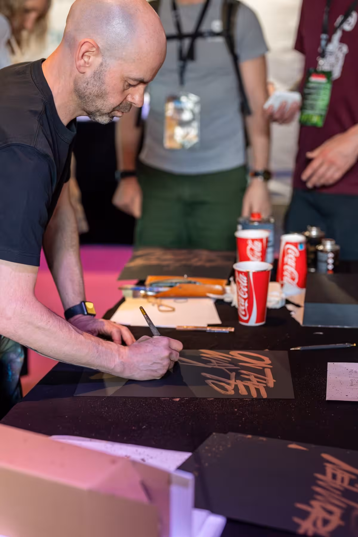 Photo of Rob Draper taken at beyond tellerrand in Düsseldorf 2023 by Udo Fritsch