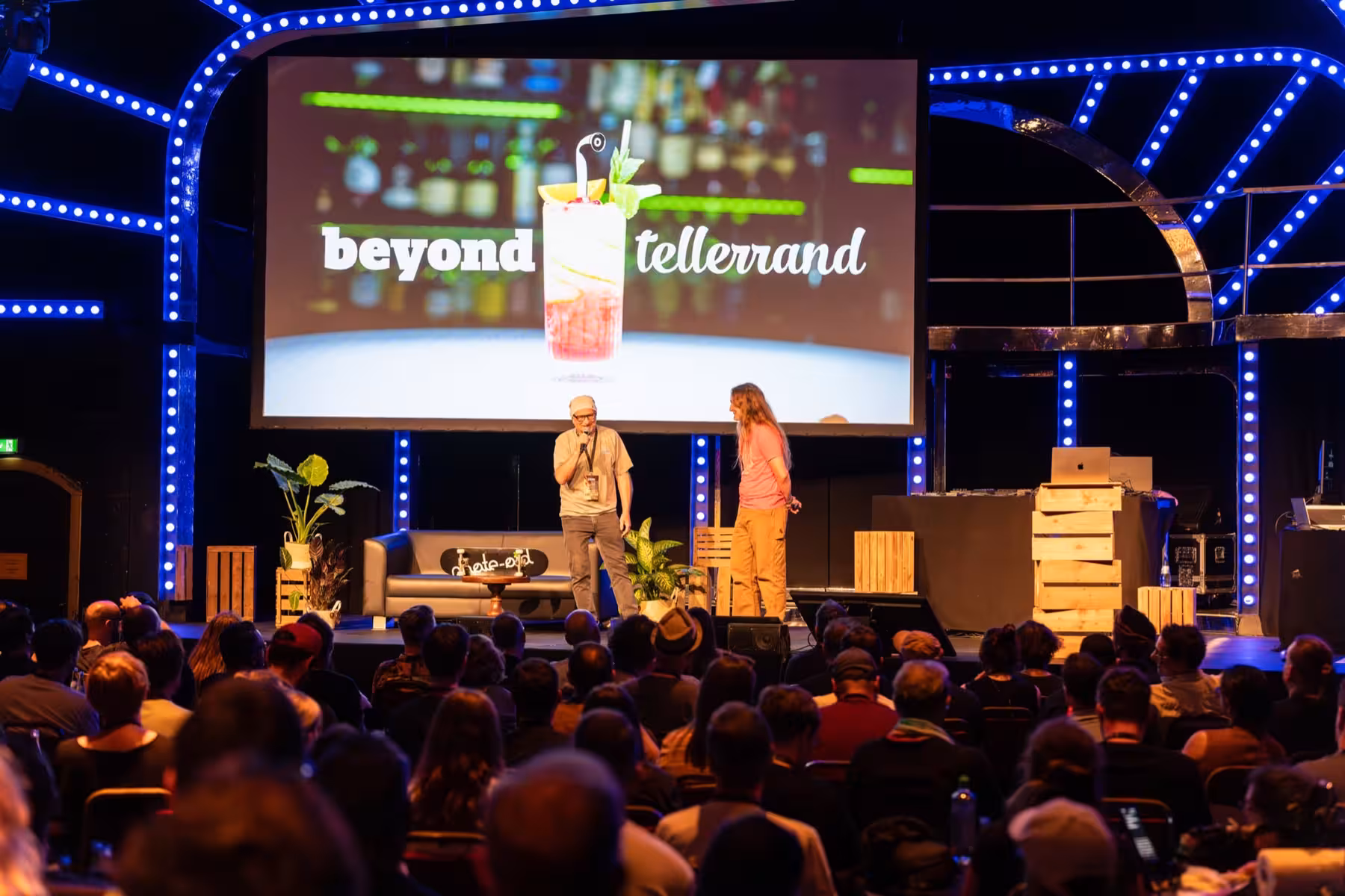 Photo of Titus Dittmann taken at beyond tellerrand in Düsseldorf 2023 by Udo Fritsch