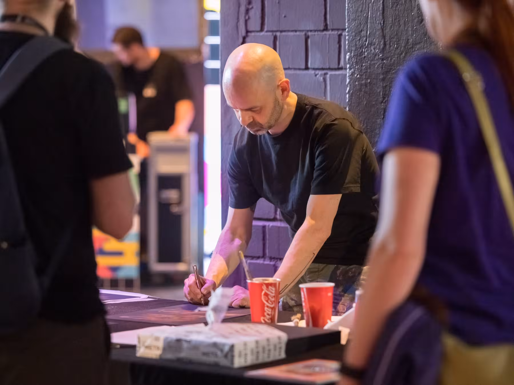 Photo of Rob Draper taken at beyond tellerrand in Düsseldorf 2023 by Martin Kraft