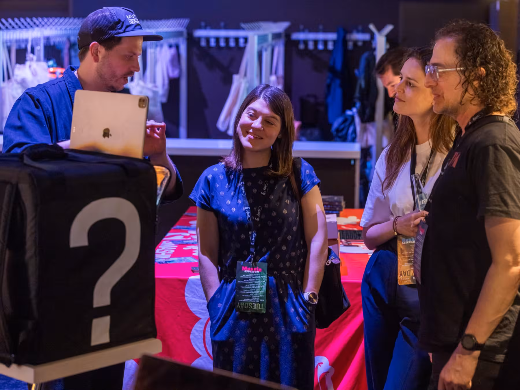 Photo of Maggie Appleton taken at beyond tellerrand in Düsseldorf 2023 by Martin Kraft