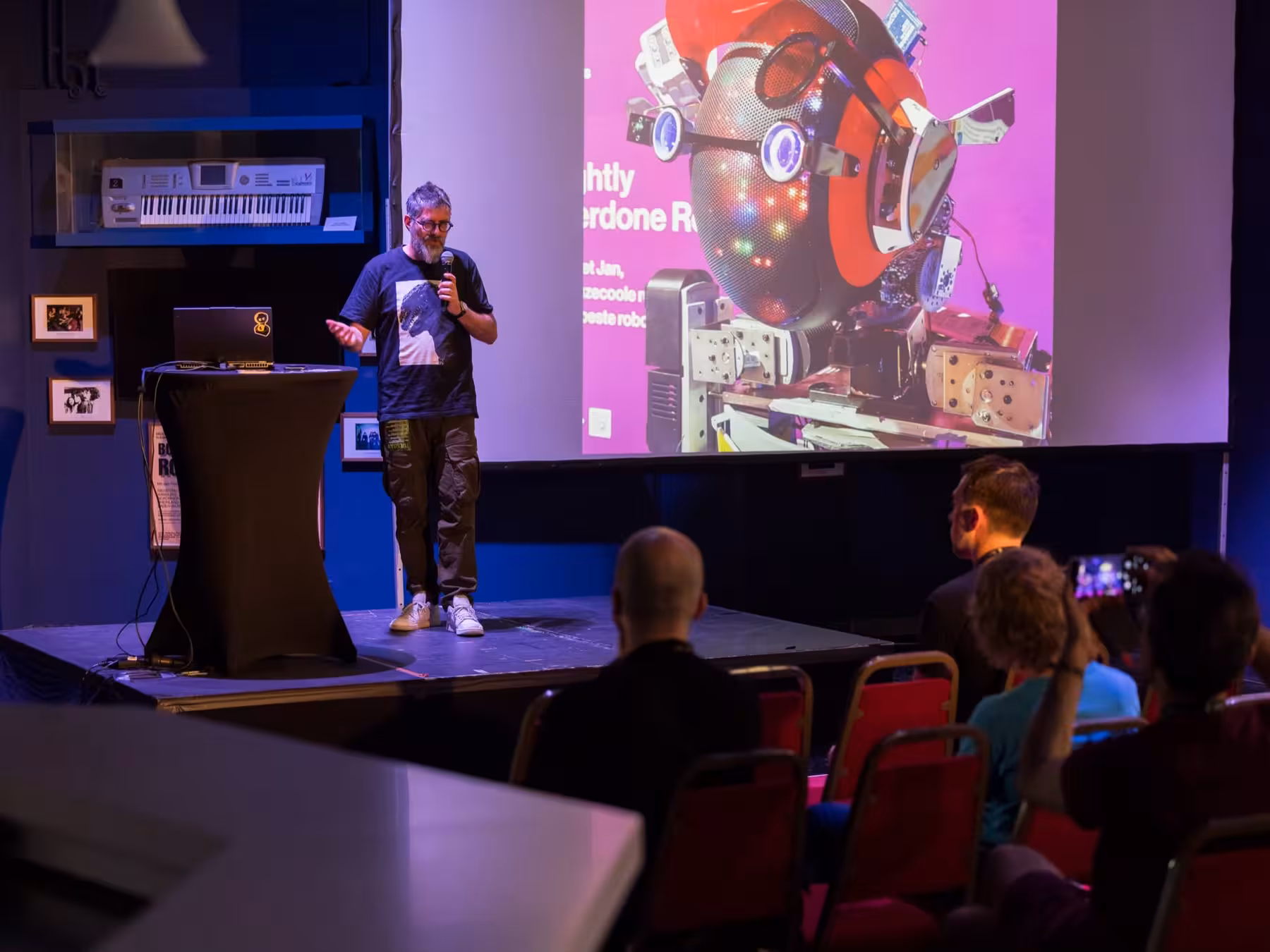 Photo of Jan De Coster taken at beyond tellerrand in Düsseldorf 2023 by Martin Kraft