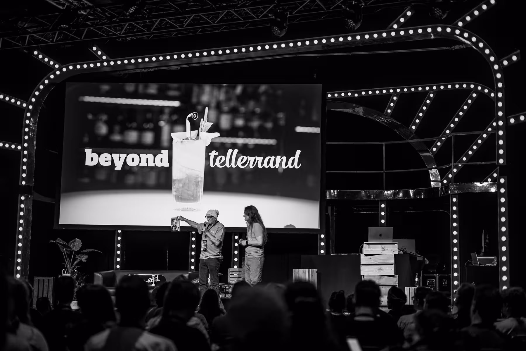 Photo of Titus Dittmann taken at beyond tellerrand in Düsseldorf 2023 by Florian Ziegler