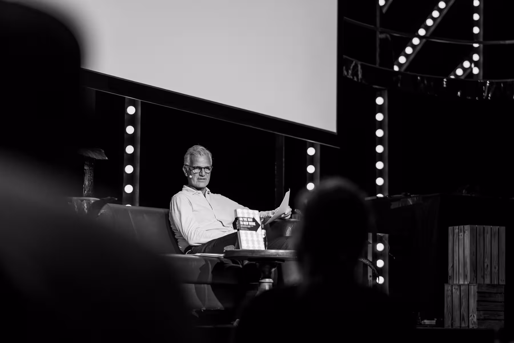 Photo of Michael Trautmann taken at beyond tellerrand in Düsseldorf 2023 by Florian Ziegler