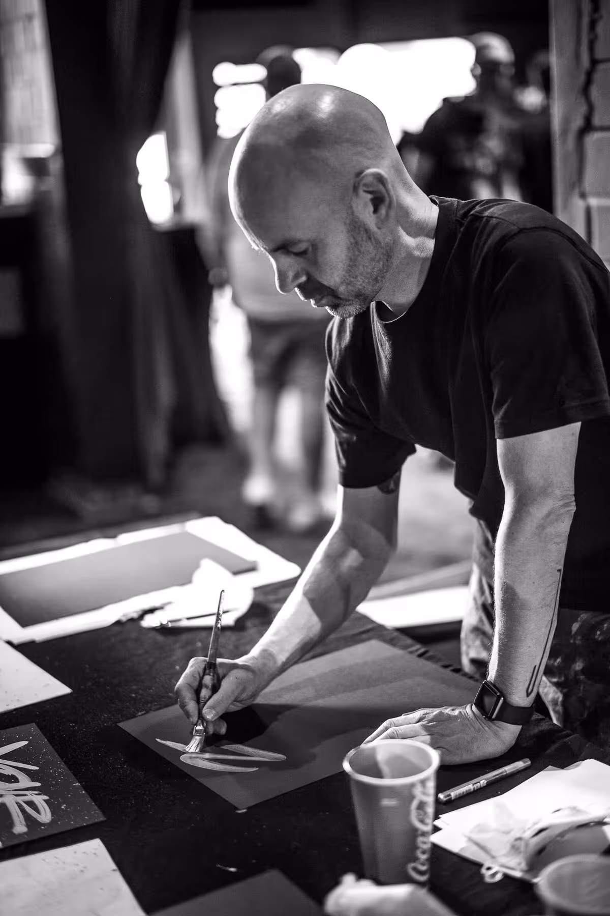 Photo of Rob Draper taken at beyond tellerrand in Düsseldorf 2023 by Florian Ziegler