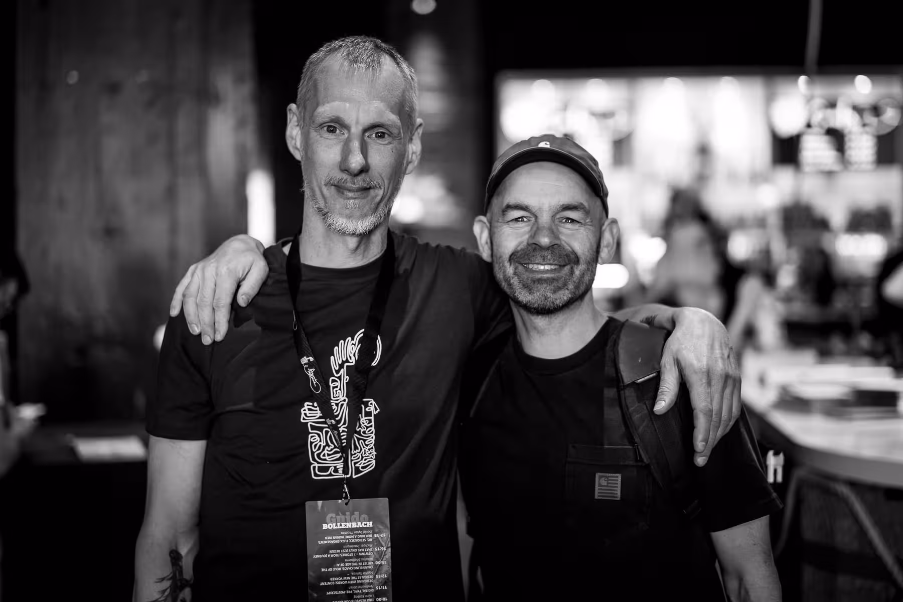 Photo of Rob Draper taken at beyond tellerrand in Düsseldorf 2023 by Florian Ziegler