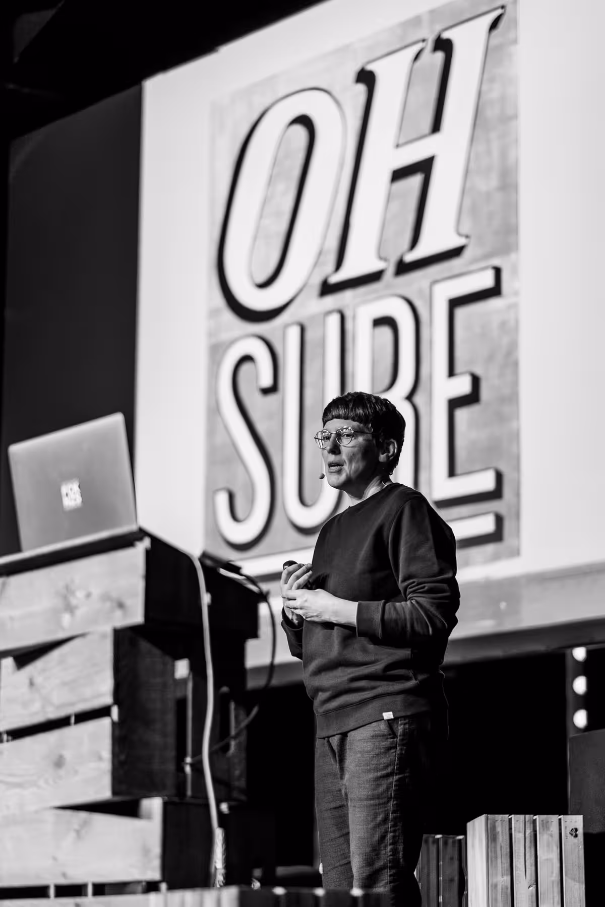 Photo of Chris Campe taken at beyond tellerrand in Düsseldorf 2023 by Florian Ziegler