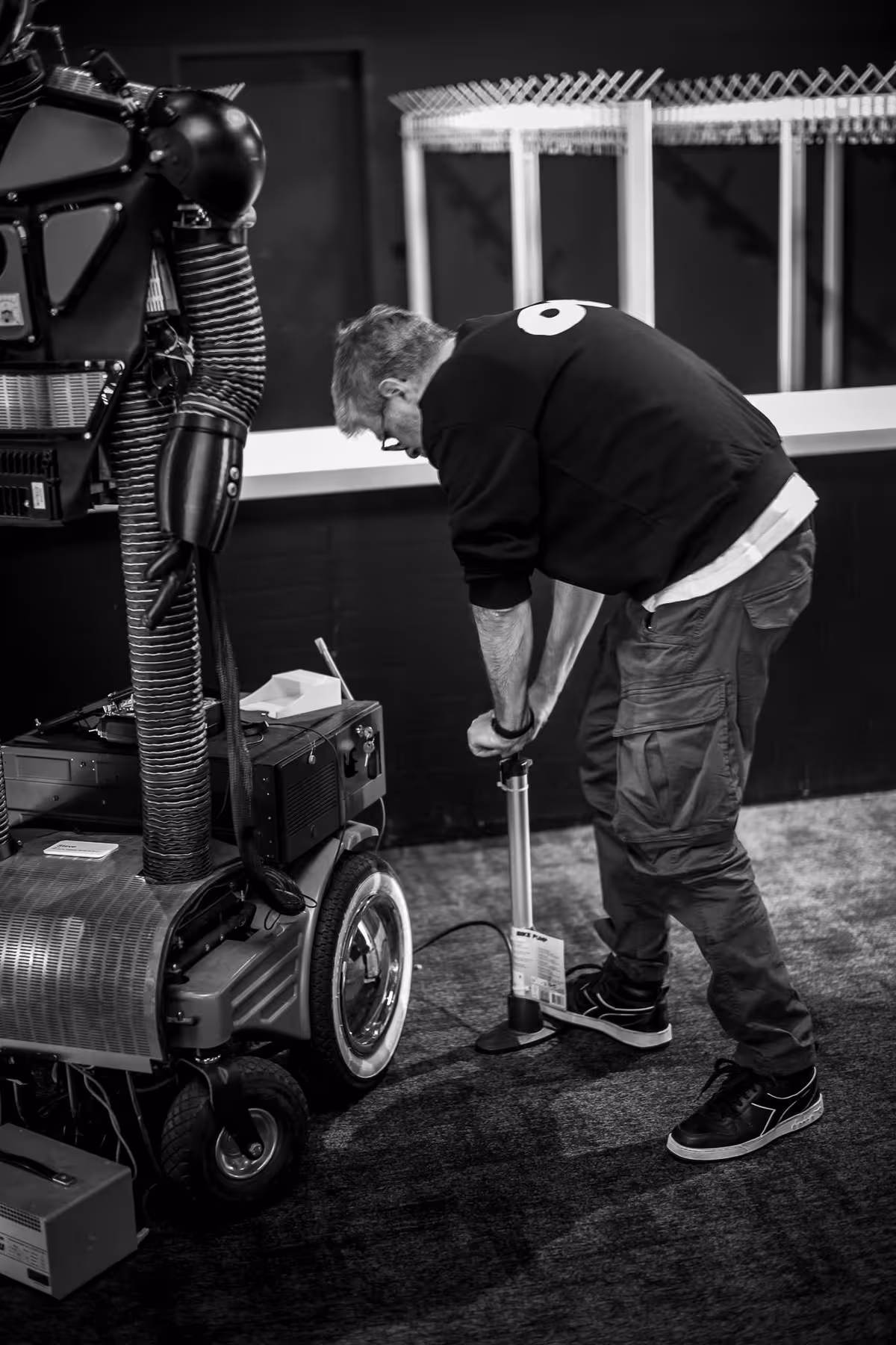 Photo of Jan De Coster taken at beyond tellerrand in Düsseldorf 2023 by Florian Ziegler