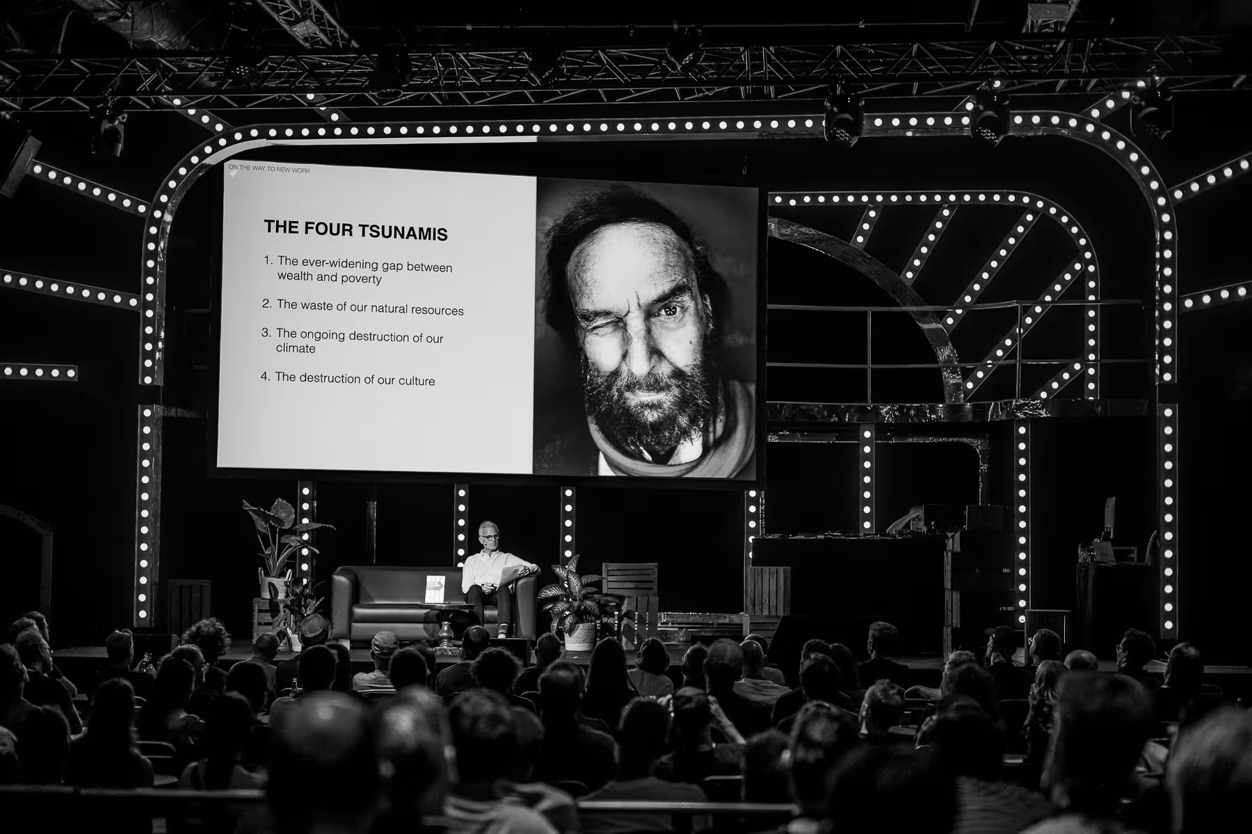 Photo of Michael Trautmann taken at beyond tellerrand in Düsseldorf 2023 by Florian Ziegler