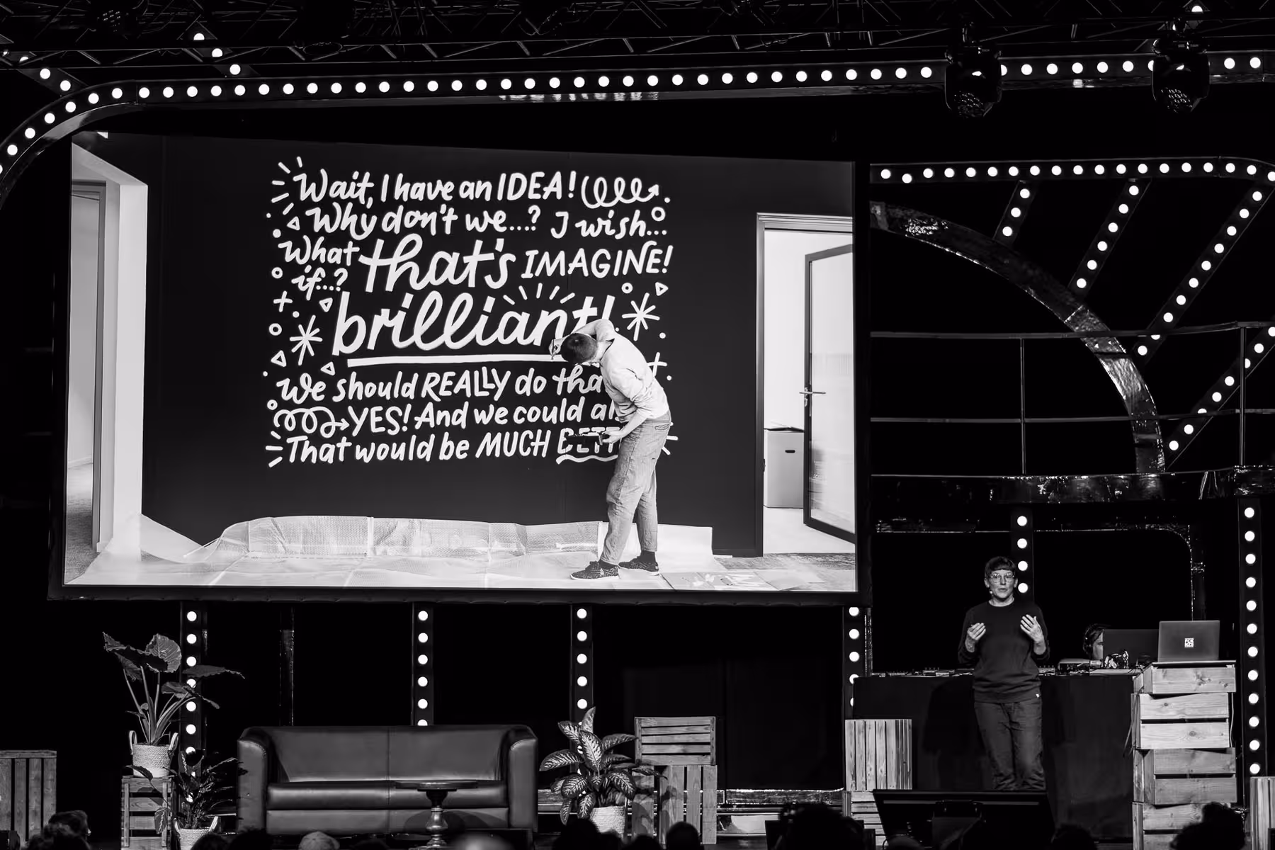 Photo of Chris Campe taken at beyond tellerrand in Düsseldorf 2023 by Florian Ziegler