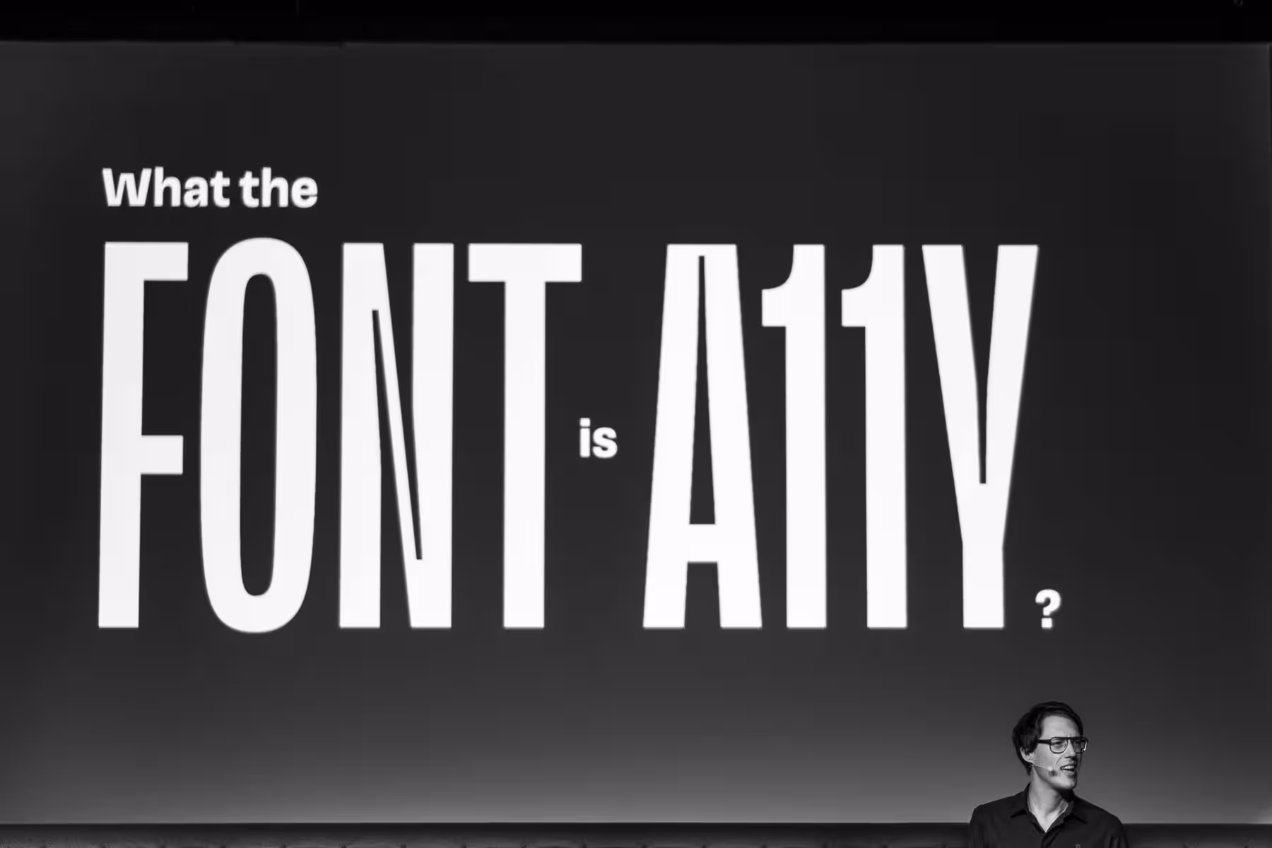 Photo of Oliver Schöndorfer taken at beyond tellerrand in Düsseldorf 2023 by Florian Ziegler