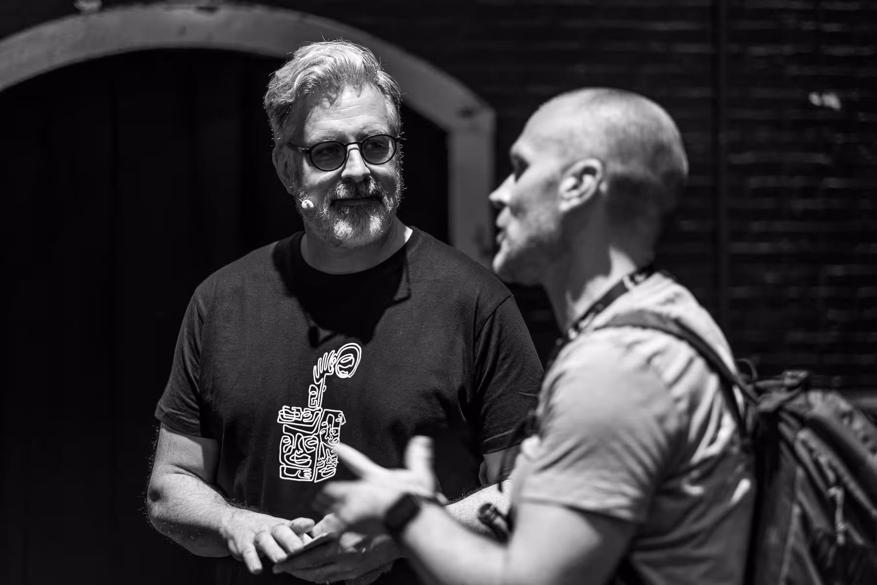 Photo of David de Léon taken at beyond tellerrand in Düsseldorf 2023 by Florian Ziegler