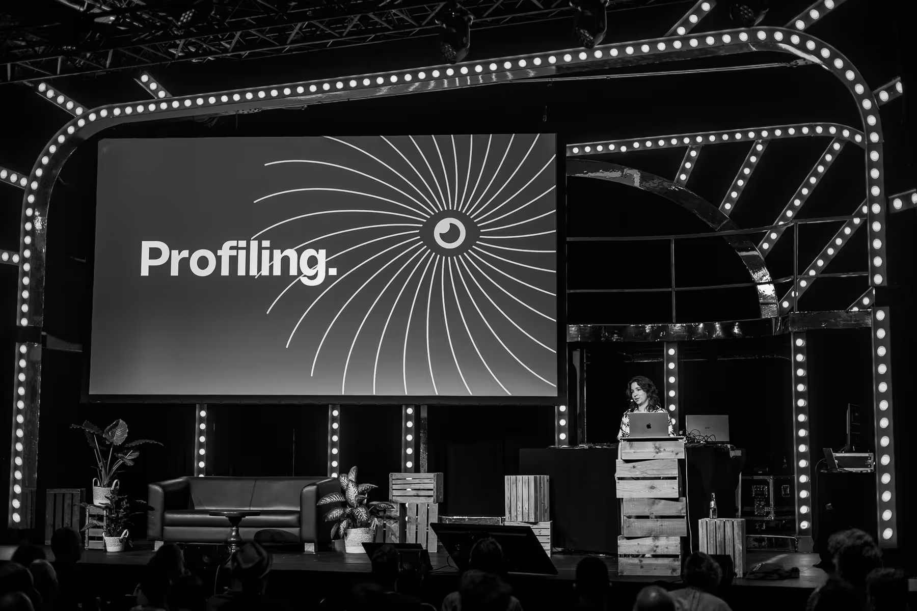 Photo of Laura Kalbag taken at beyond tellerrand in Düsseldorf 2023 by Florian Ziegler