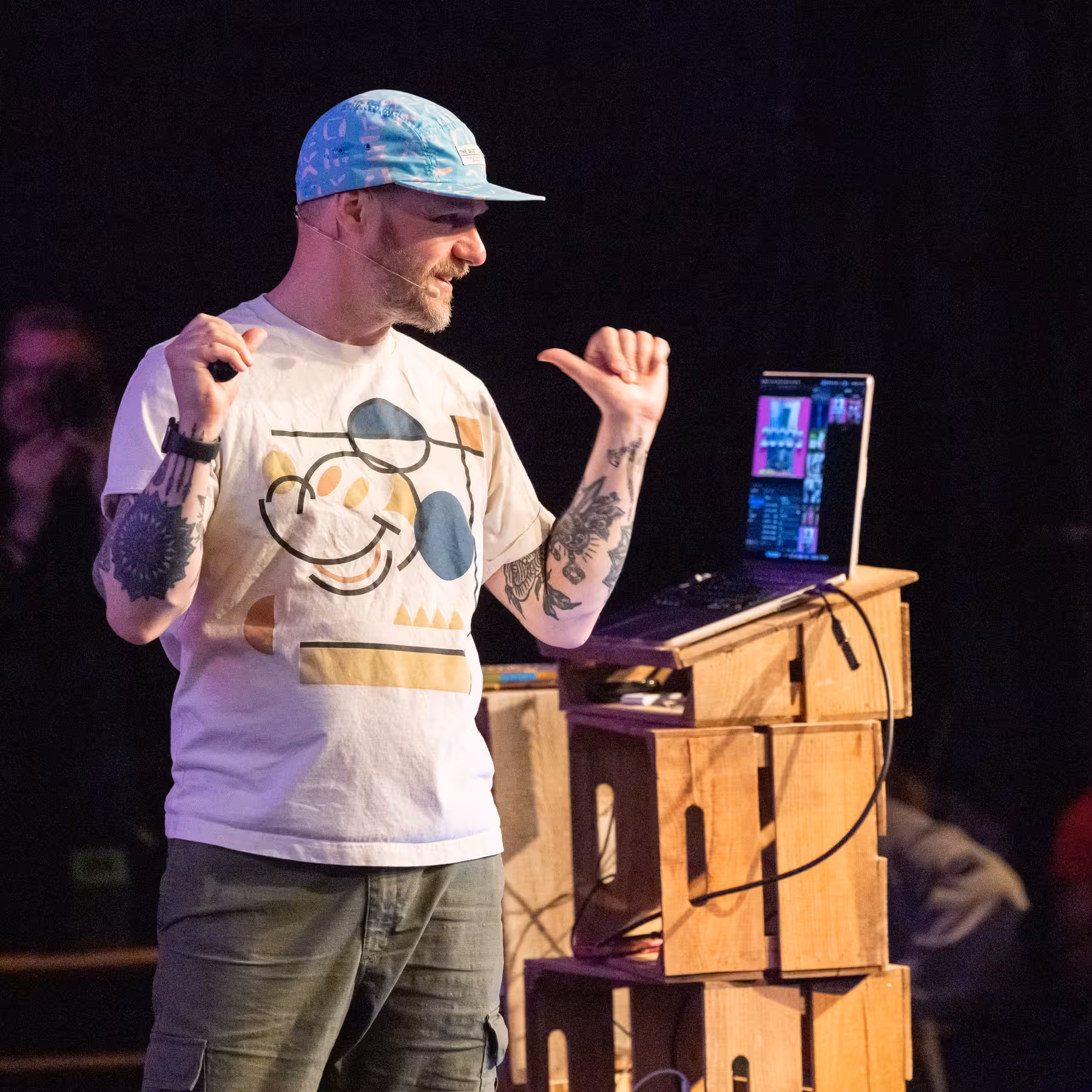 Photo of Gavin Strange taken at beyond tellerrand in Düsseldorf 2025 by Martin Kraft