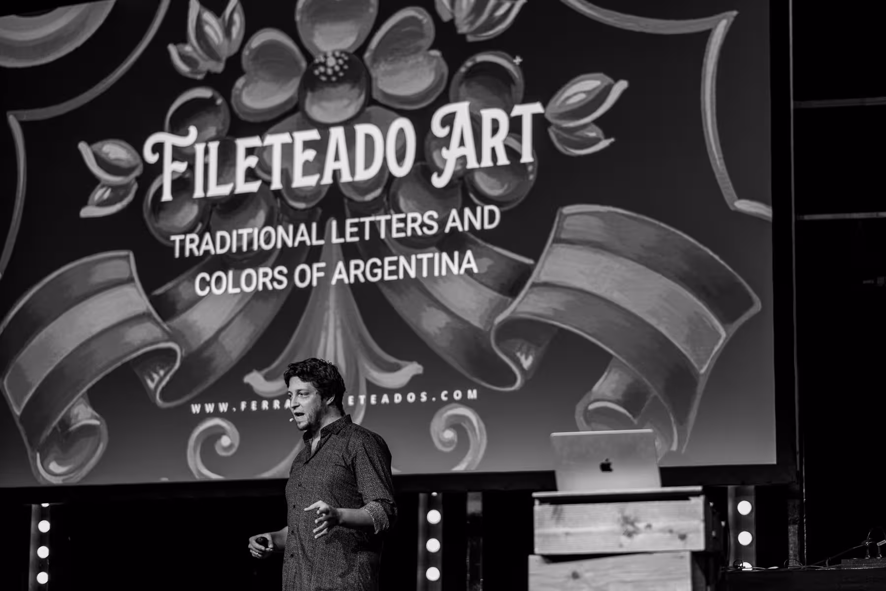 Photo of Gustavo Ferrari taken at beyond tellerrand in Düsseldorf 2025 by Florian Ziegler