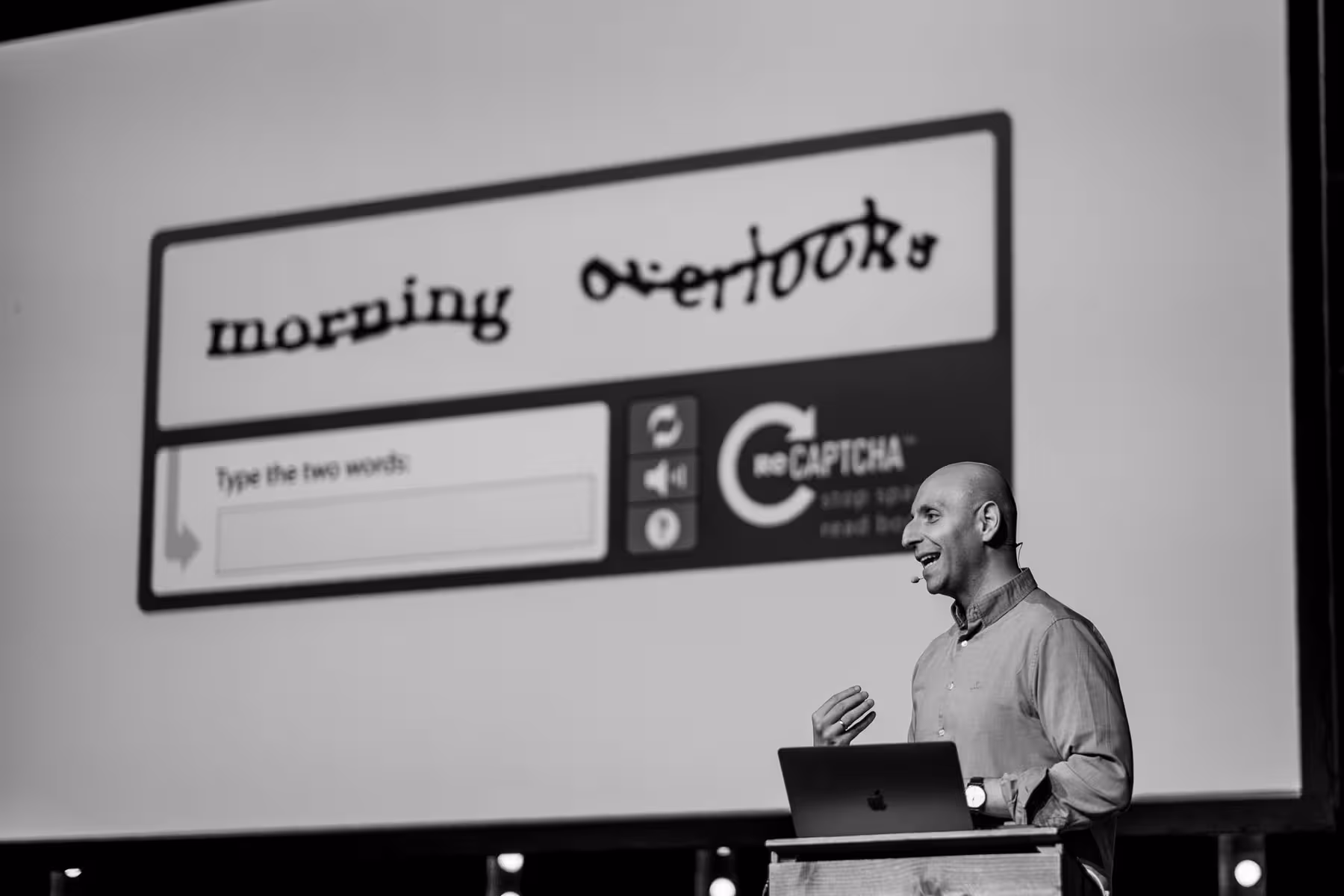 Photo of Vitaly Friedman taken at beyond tellerrand in Düsseldorf 2025 by Florian Ziegler