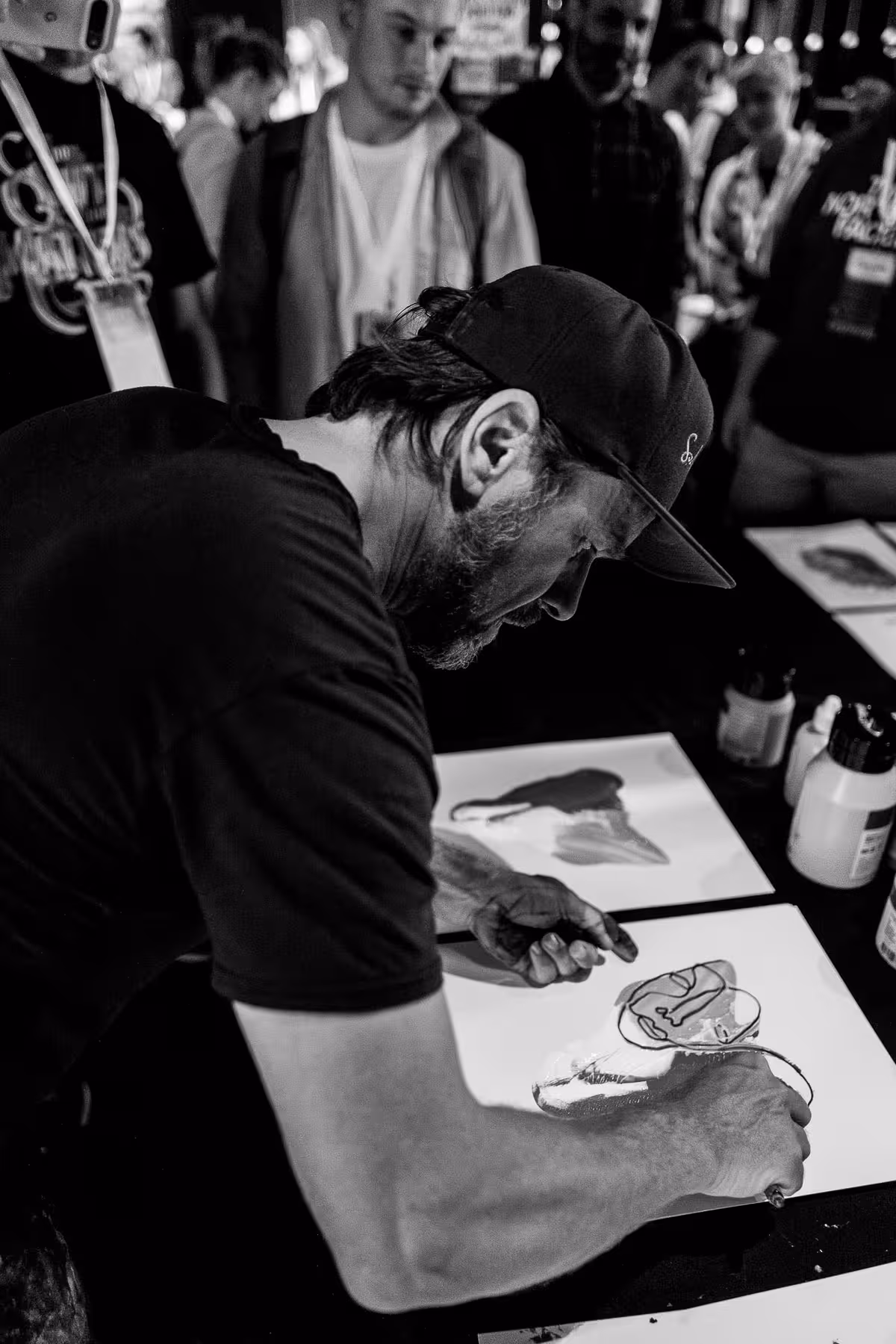 Photo of Niels Kiené taken at beyond tellerrand in Düsseldorf 2025 by Florian Ziegler