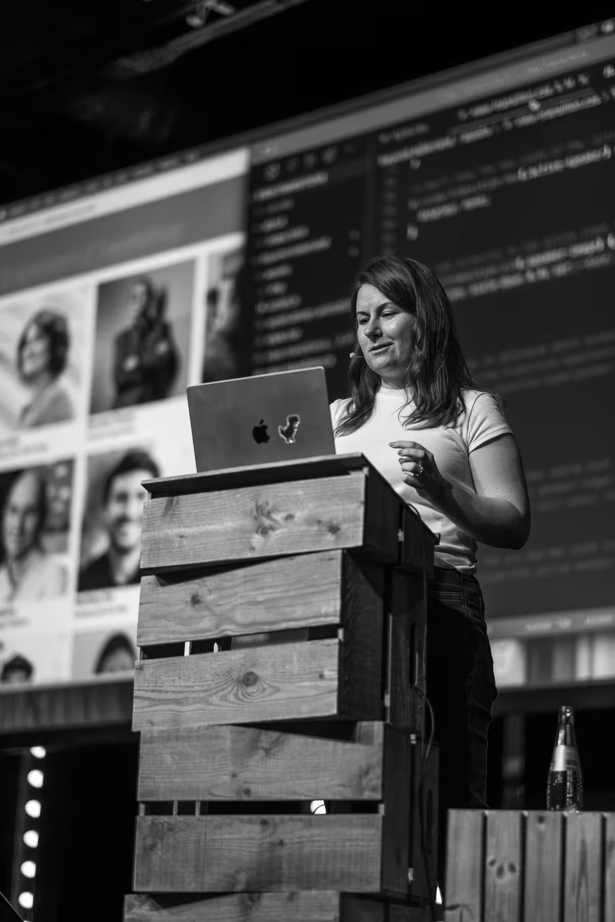 Photo of Cyd Stumpel taken at beyond tellerrand in Düsseldorf 2025 by Florian Ziegler