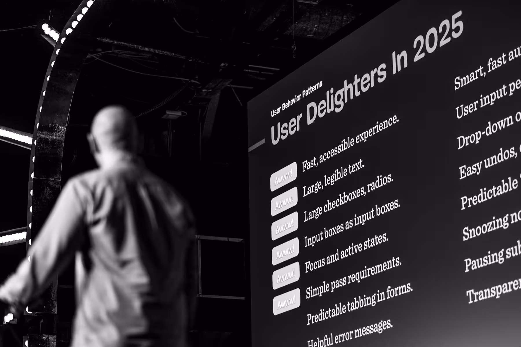 Photo of Vitaly Friedman taken at beyond tellerrand in Düsseldorf 2025 by Florian Ziegler