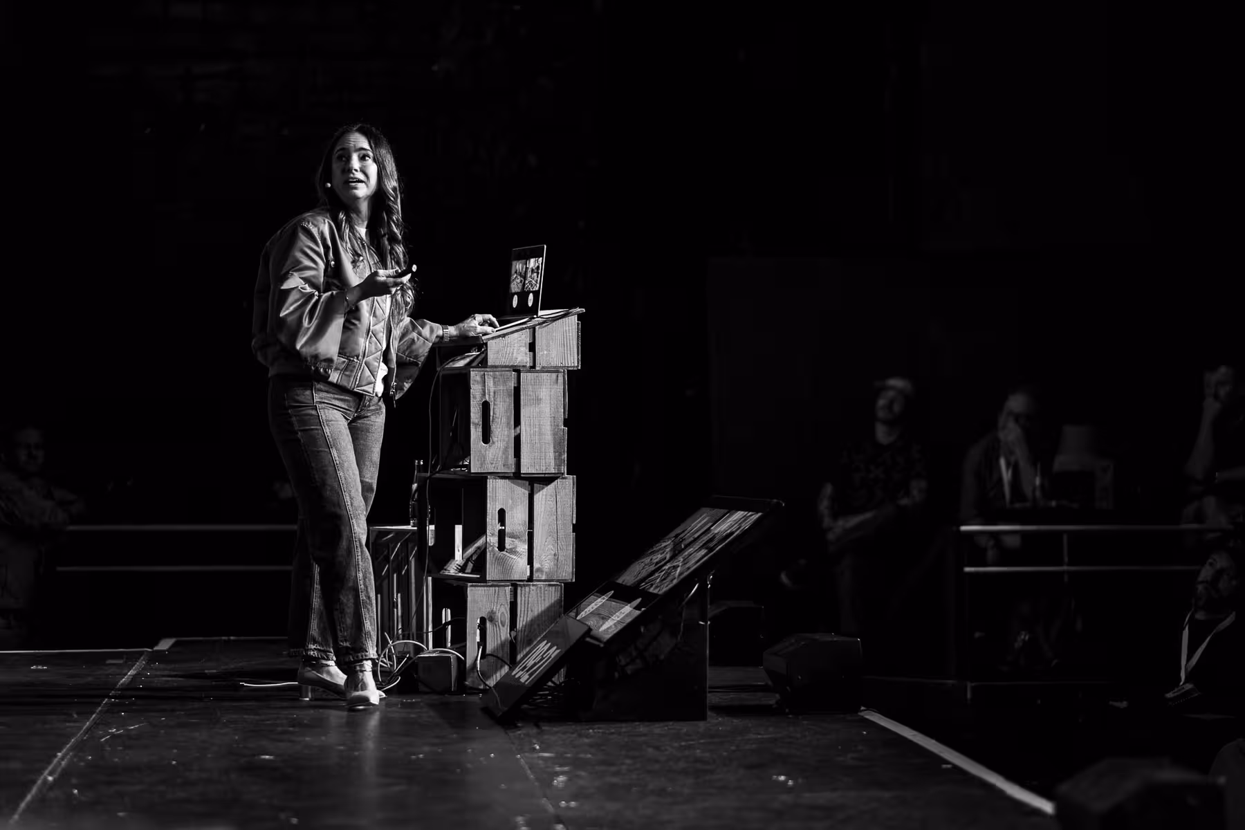 Photo of Paula Zuccotti taken at beyond tellerrand in Düsseldorf 2025 by Florian Ziegler