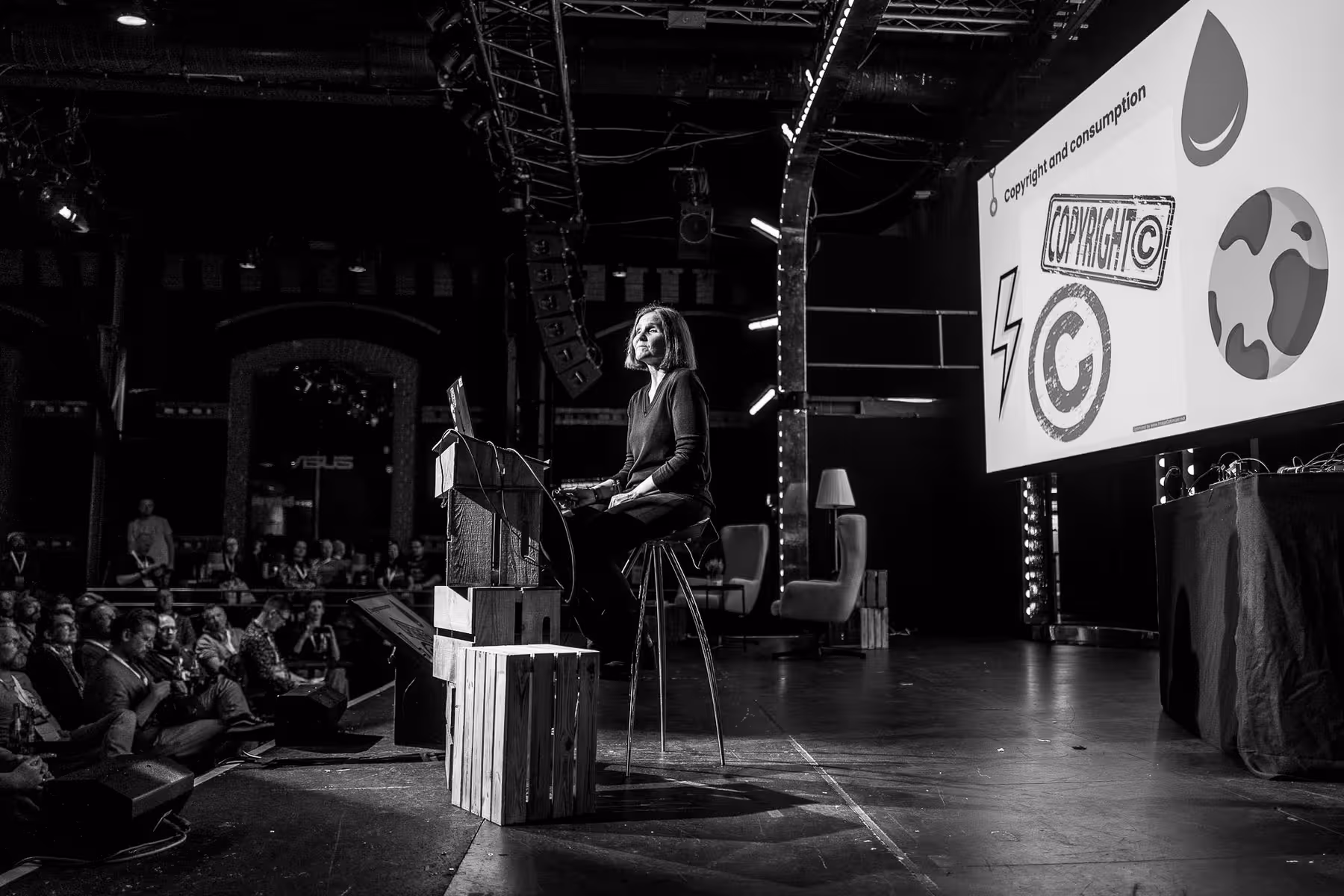 Photo of Léonie Watson taken at beyond tellerrand in Düsseldorf 2025 by Florian Ziegler