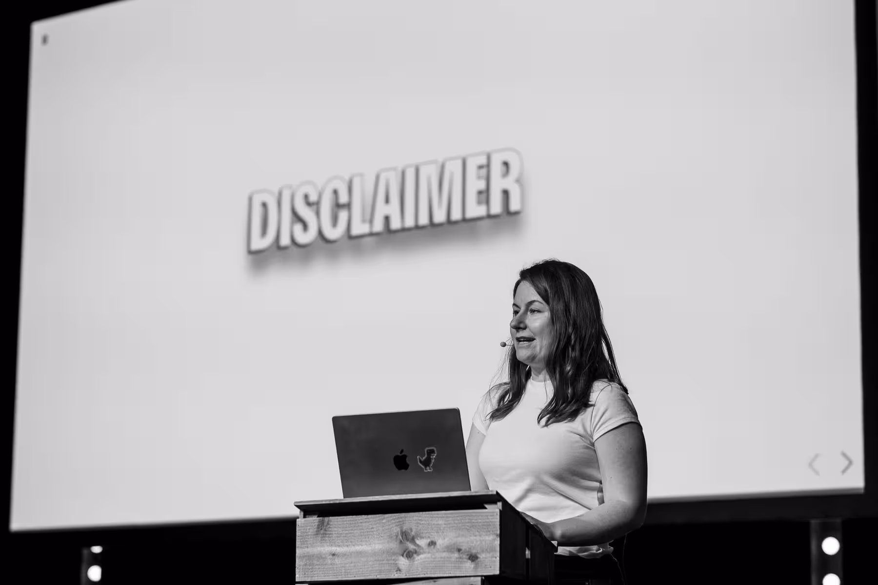 Photo of Cyd Stumpel taken at beyond tellerrand in Düsseldorf 2025 by Florian Ziegler