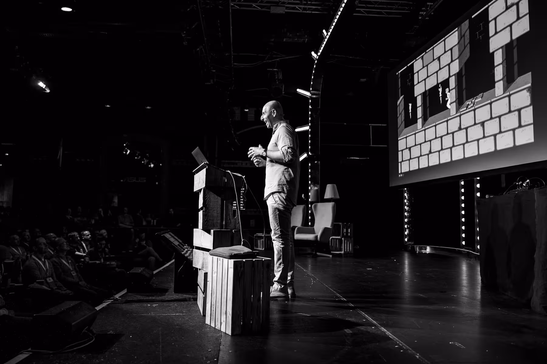 Photo of Vitaly Friedman taken at beyond tellerrand in Düsseldorf 2025 by Florian Ziegler