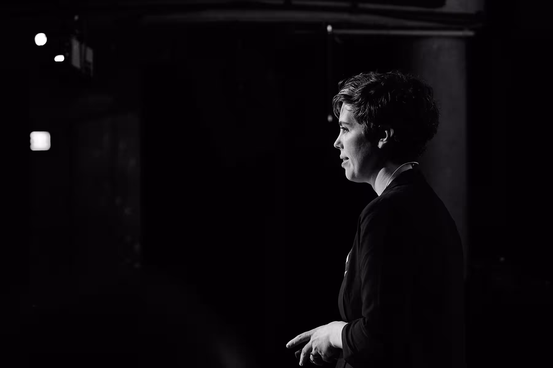 Photo of Doro Ottermann taken at beyond tellerrand in Hamburg 2022 by Norman Posselt