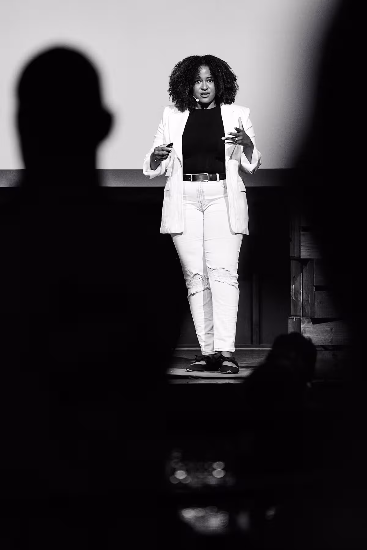 Photo of Sharon Steed taken at beyond tellerrand in Hamburg 2022 by Norman Posselt