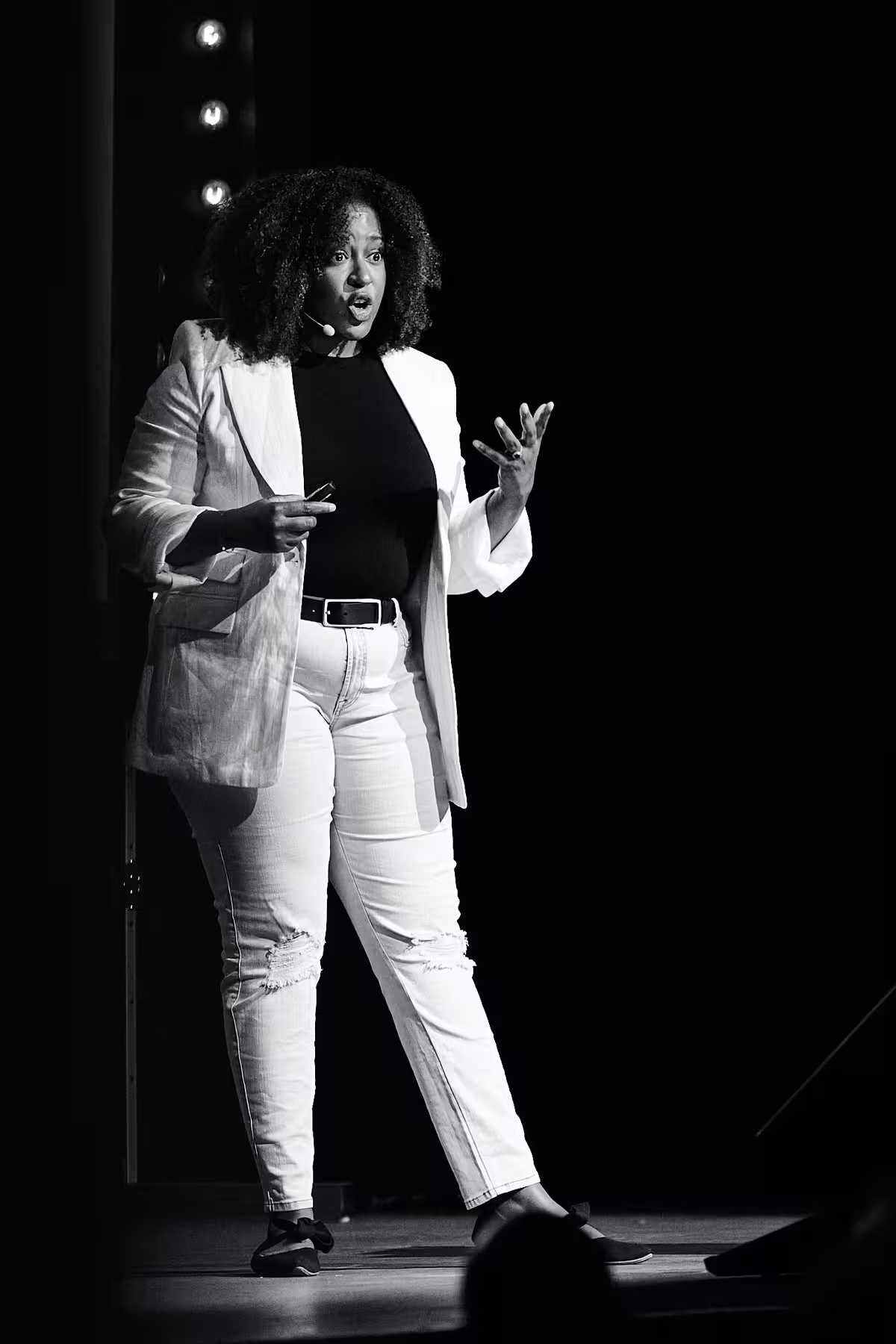 Photo of Sharon Steed taken at beyond tellerrand in Hamburg 2022 by Norman Posselt