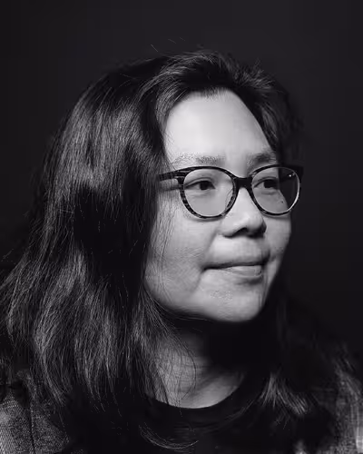 Portrait of Michelle Chin taken at beyond tellerrand in Berlin 2022 by Norman Posselt