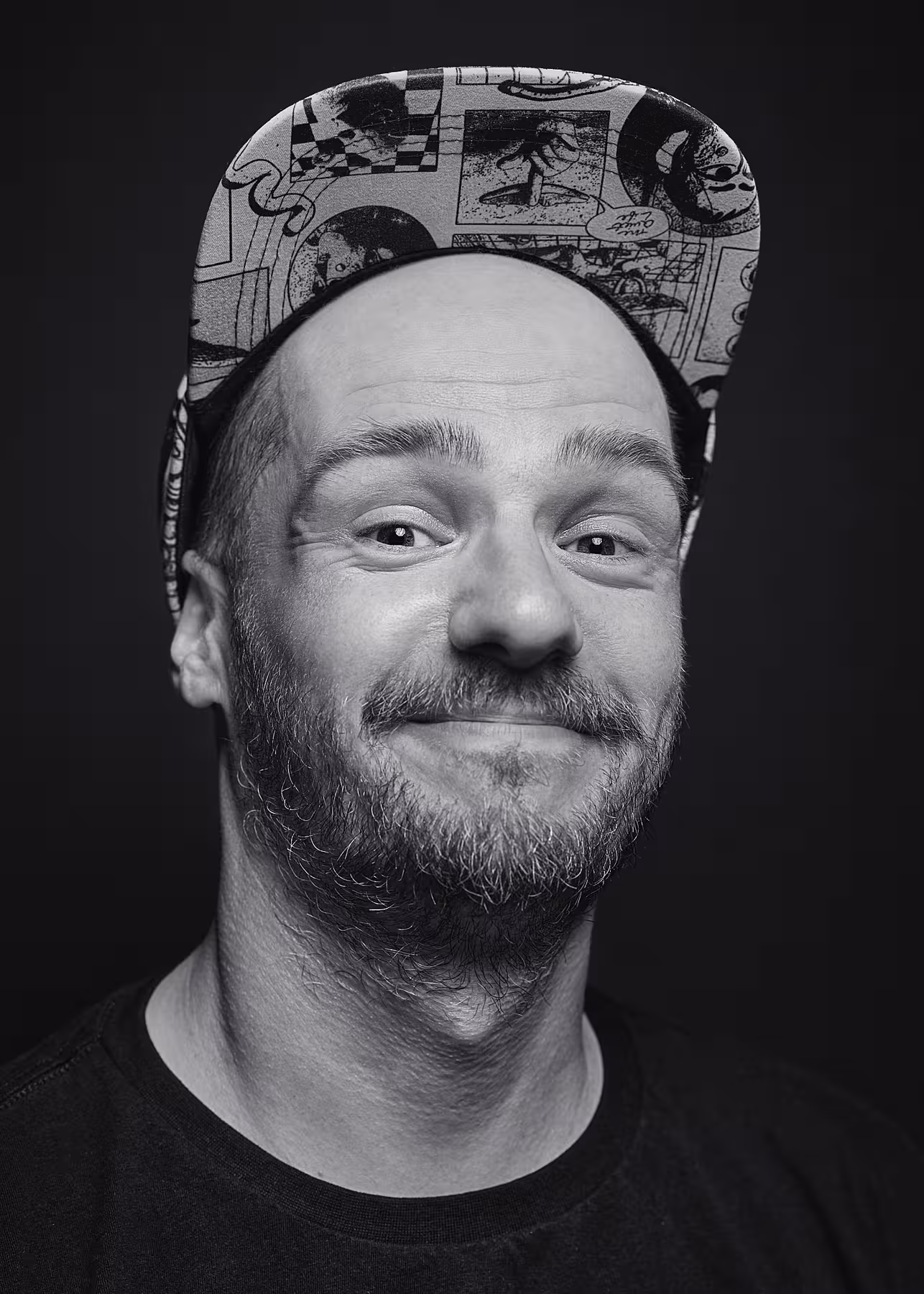 Portrait of Gavin Strange taken at beyond tellerrand in Berlin 2022 by Norman Posselt