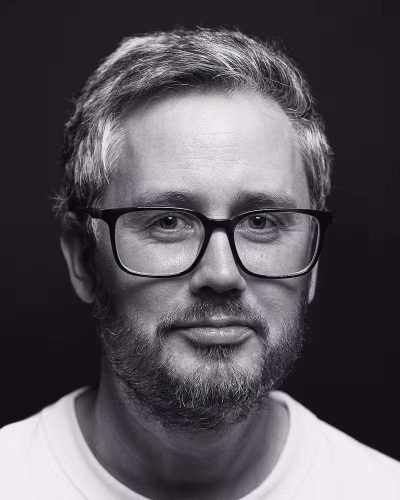 Portrait of Espen Brunborg taken at beyond tellerrand in Berlin 2022 by Norman Posselt