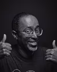 Portrait of David Thomas taken at beyond tellerrand in Berlin 2022 by Norman Posselt