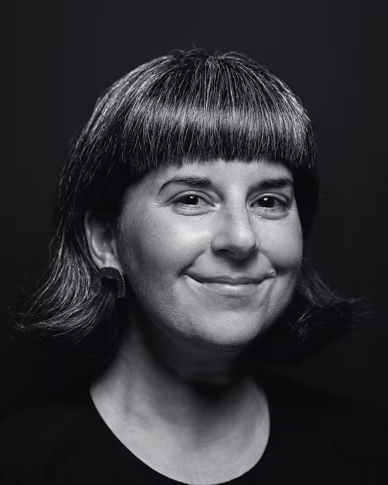 Portrait of Alexandra Deschamps-Sonsino taken at beyond tellerrand in Berlin 2022 by Norman Posselt