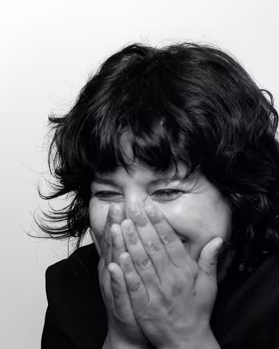 Portrait of Yasaman Sheri taken at beyond tellerrand in Berlin 2023 by Norman Posselt