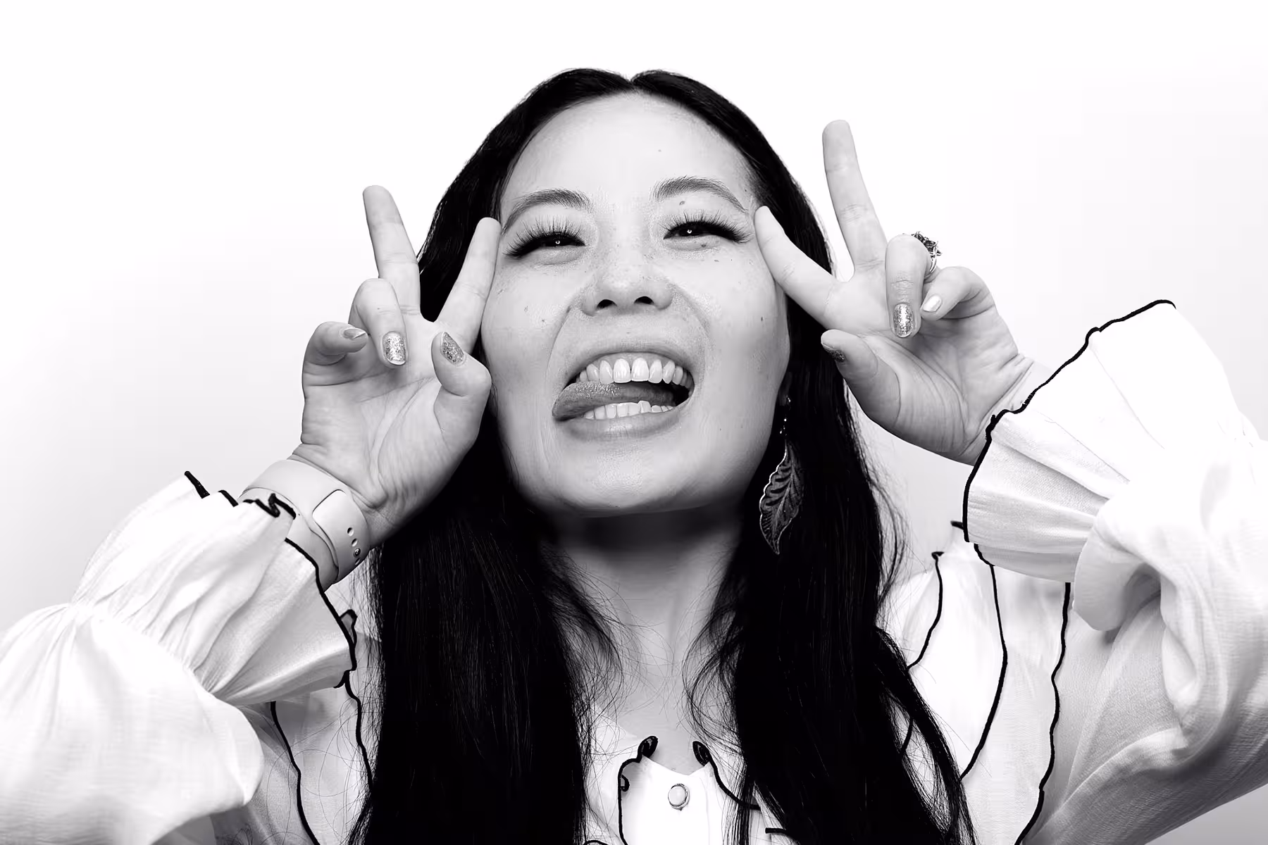 Portrait of Shirley Wu taken at beyond tellerrand in Berlin 2023 by Norman Posselt